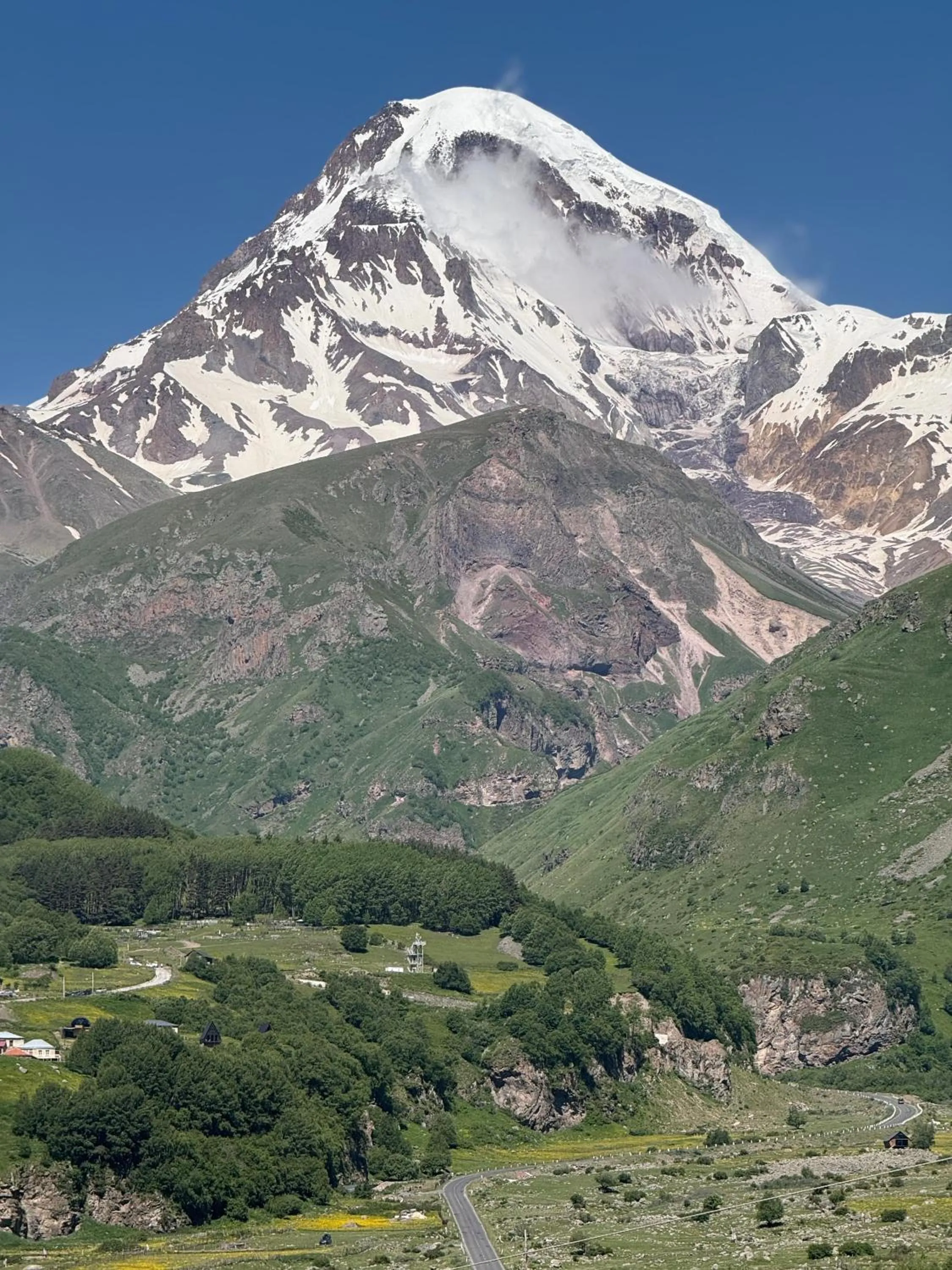 Mountain view in Hotel Axien Kazbegi