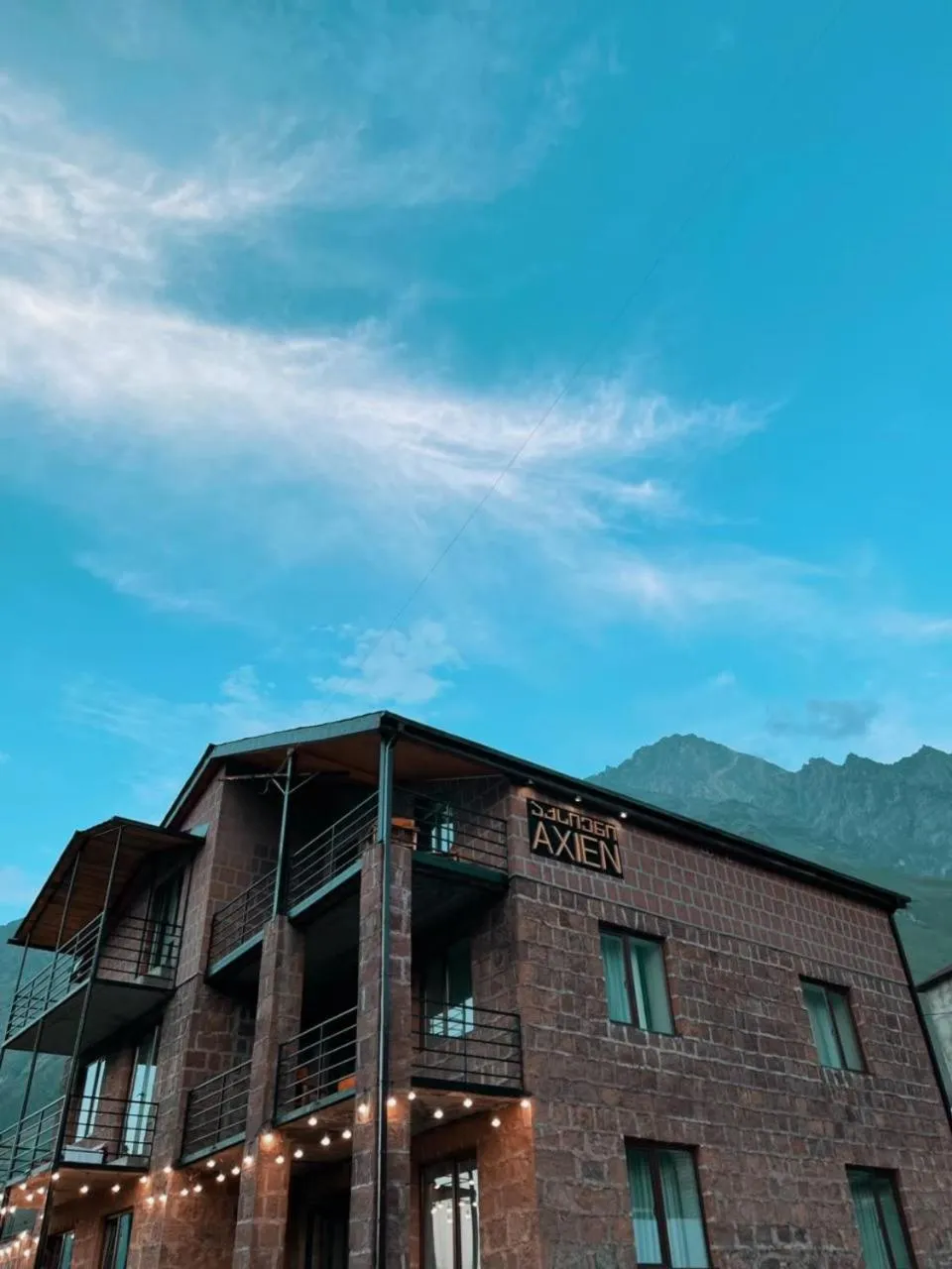 Property building in Hotel Axien Kazbegi