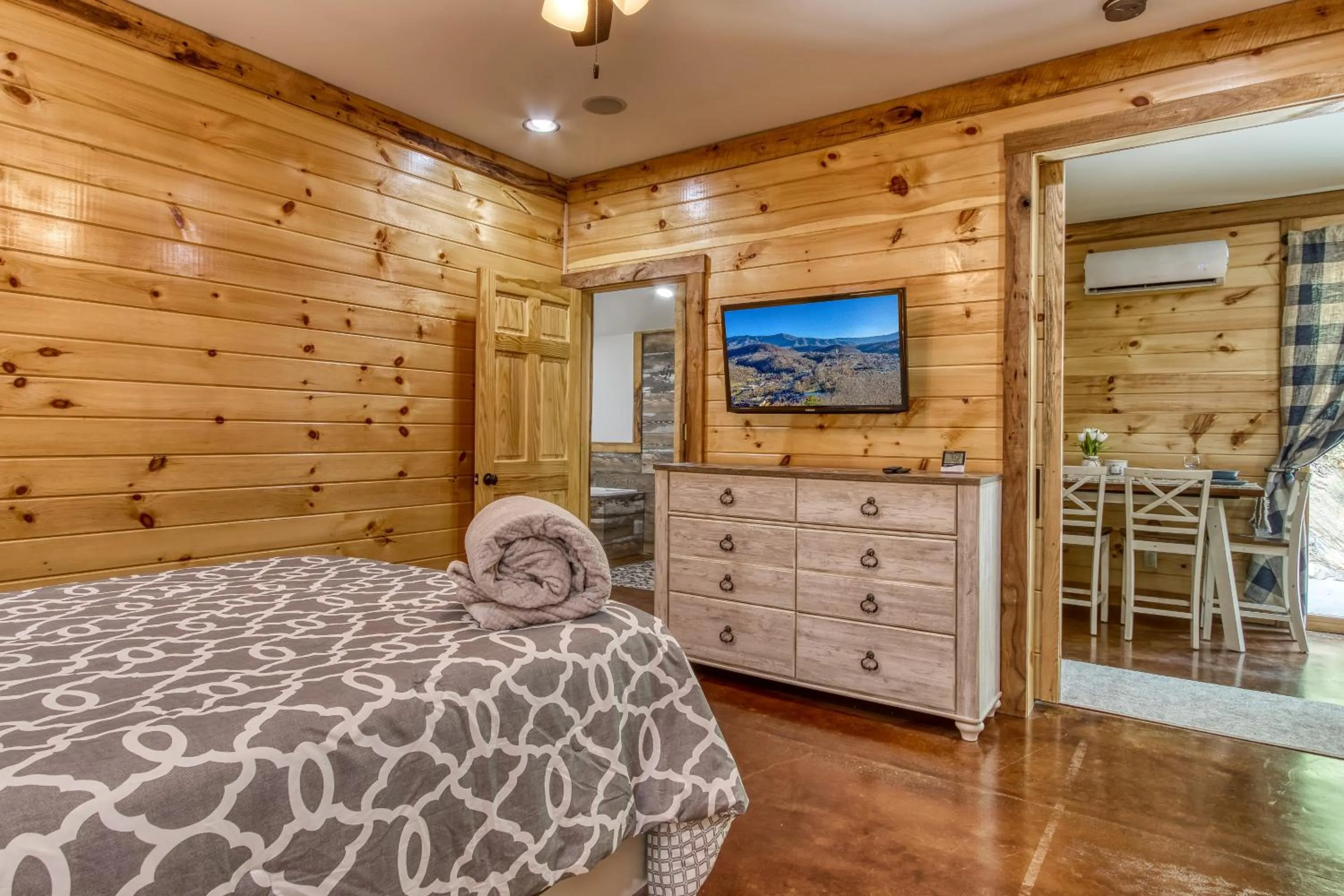 Bed in The Creek House