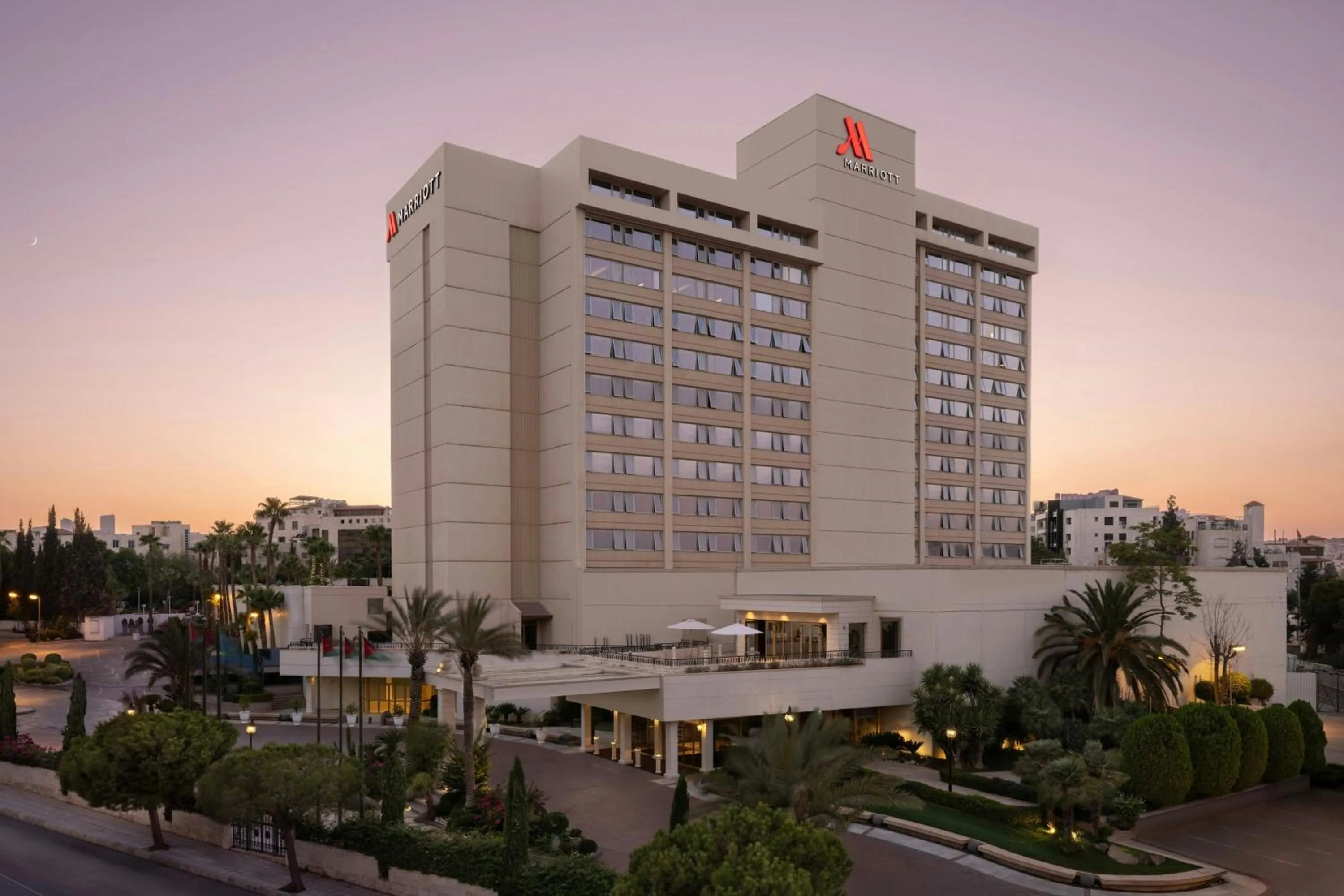 Property building in Amman Marriott Hotel