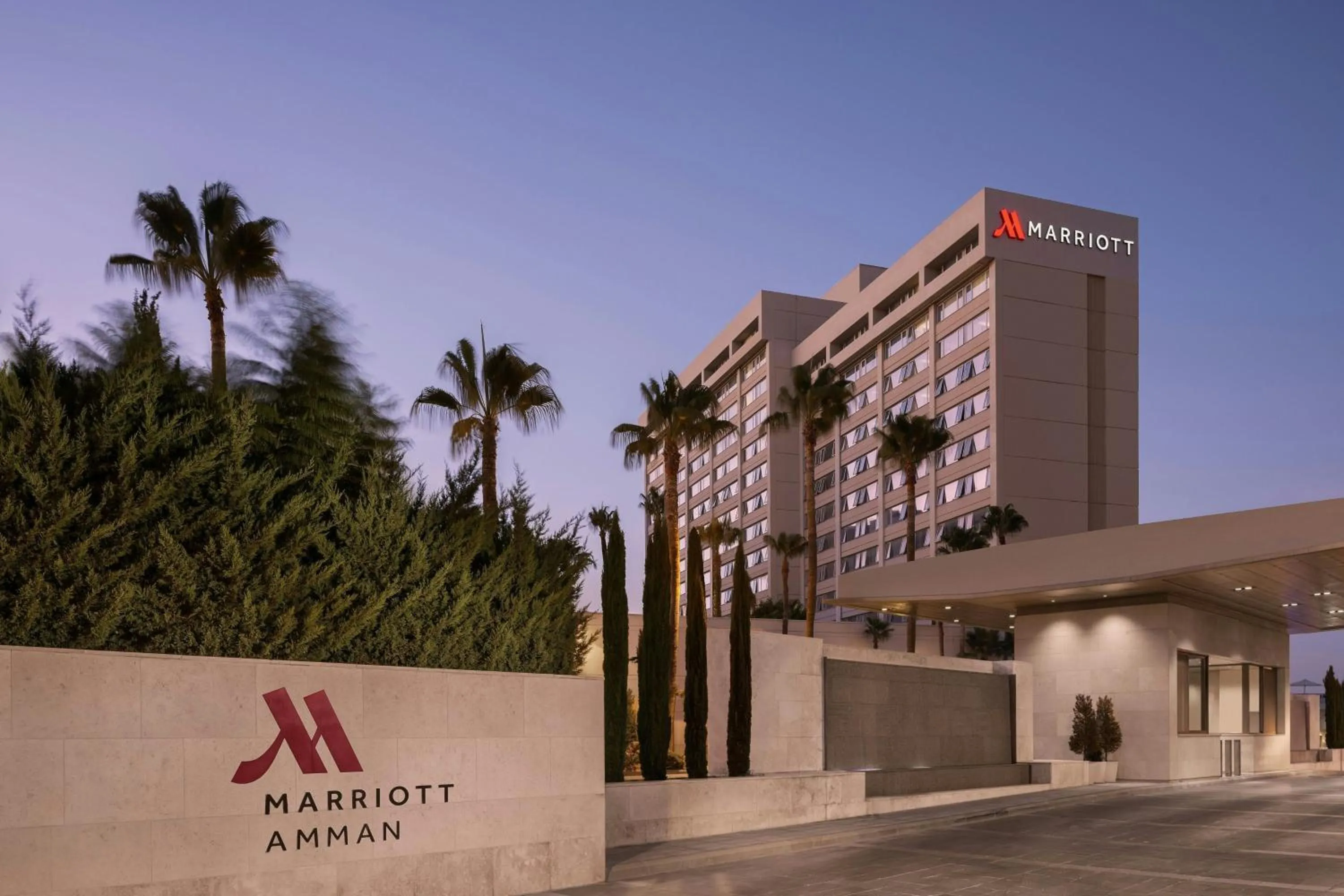 Property building in Amman Marriott Hotel