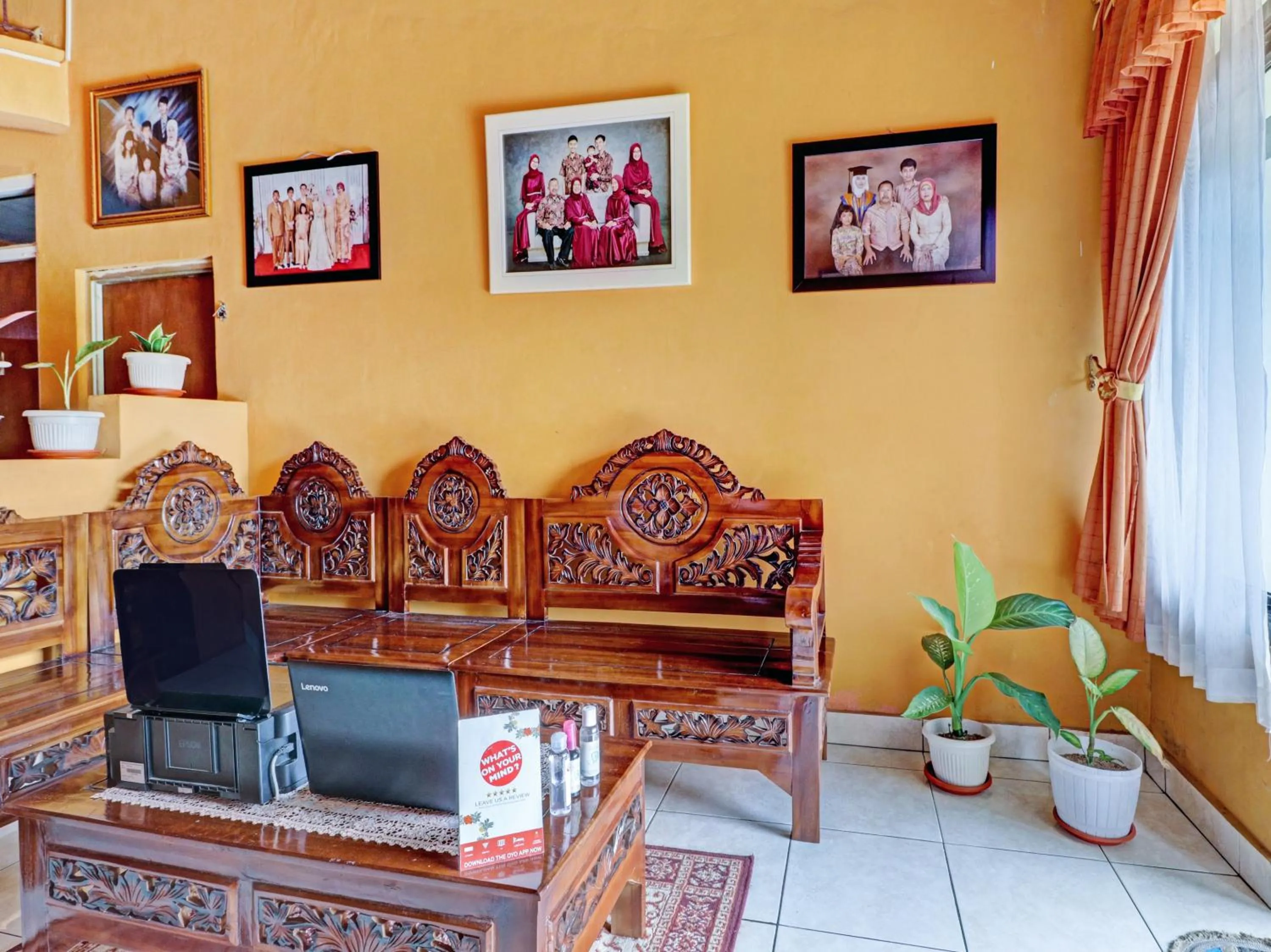 Lobby or reception in OYO 90454 Adinda Homestay Cibodas Lembang