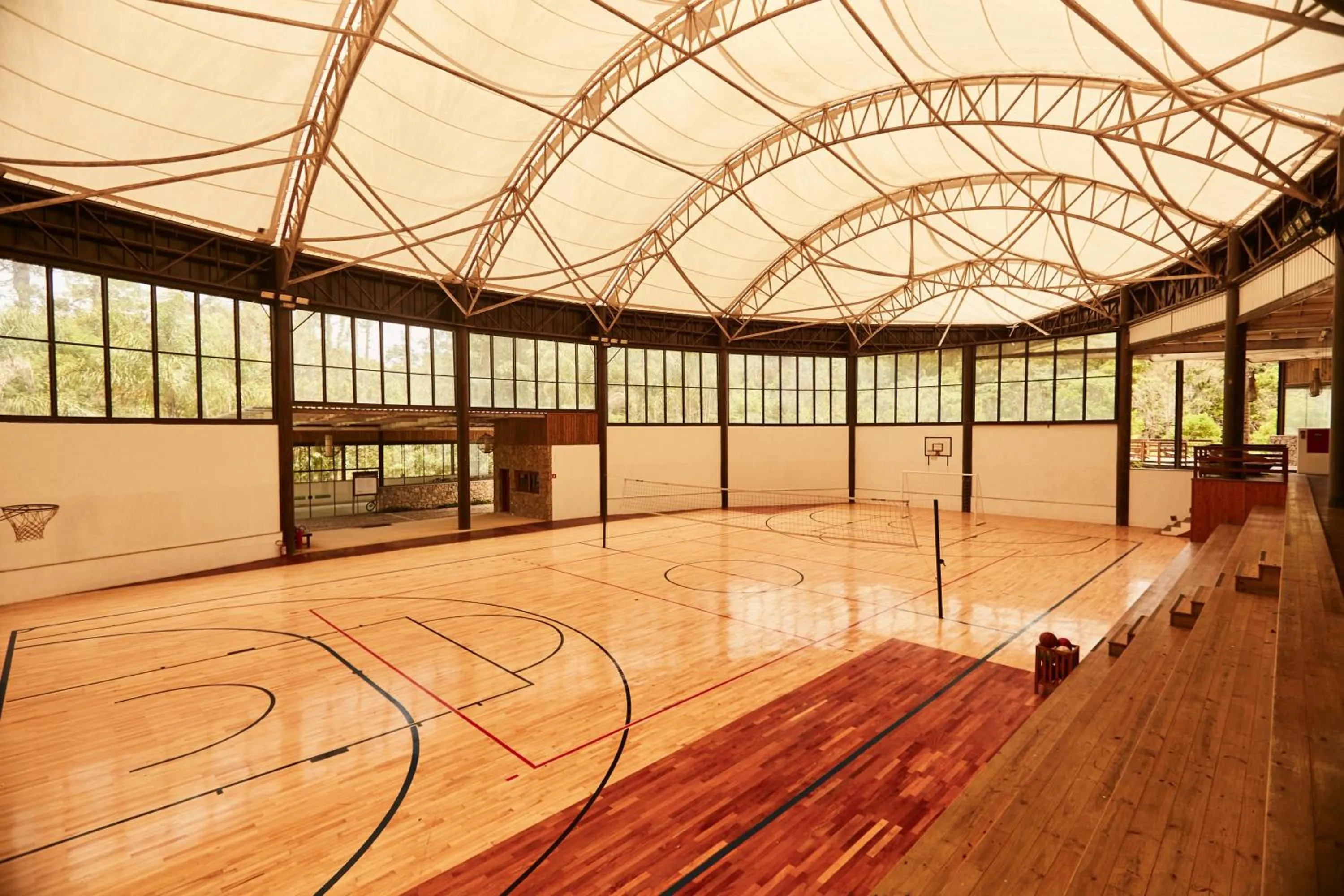Tennis court in Hotel Fazenda Morros Verdes Ecolodge