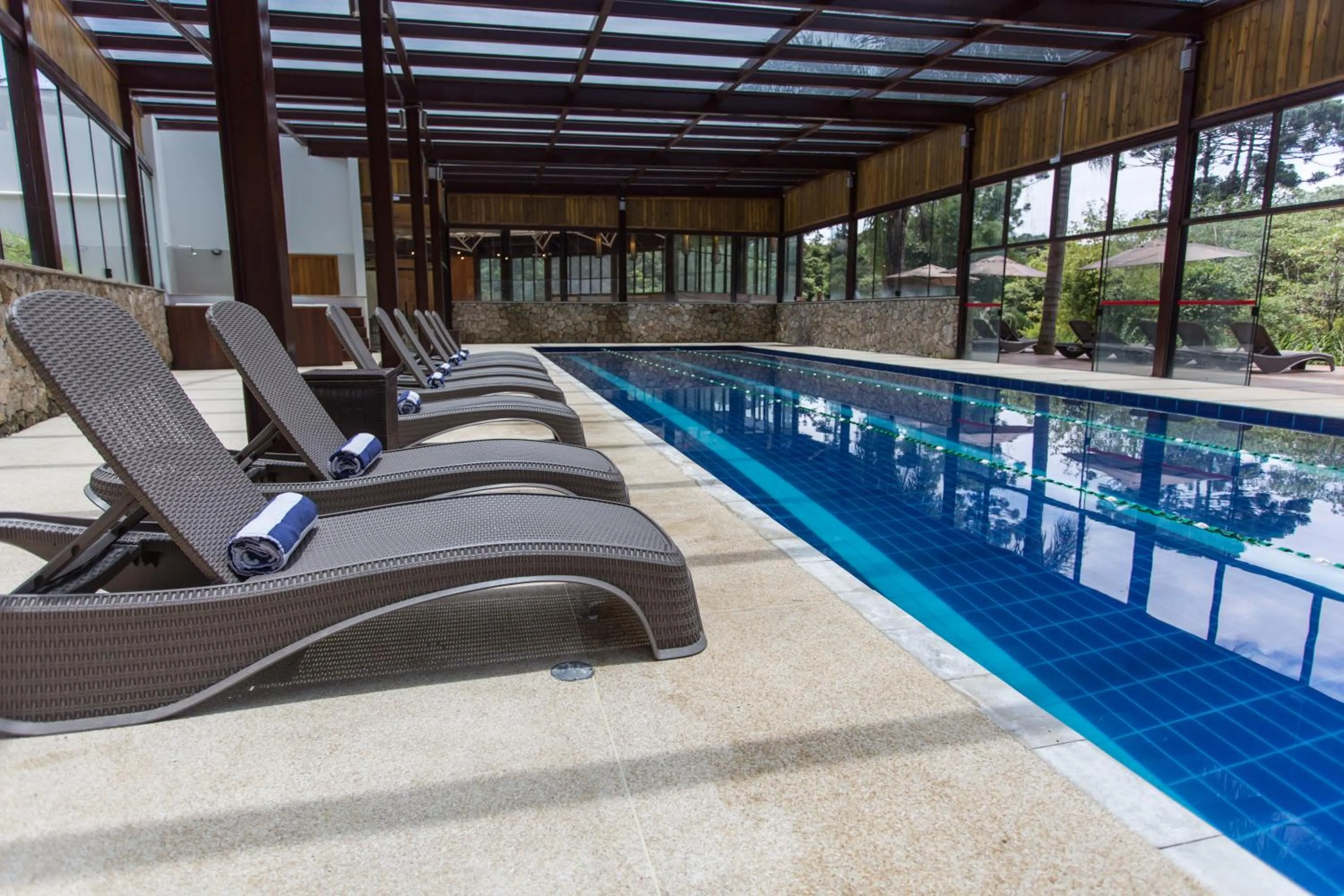 Pool view in Hotel Fazenda Morros Verdes Ecolodge