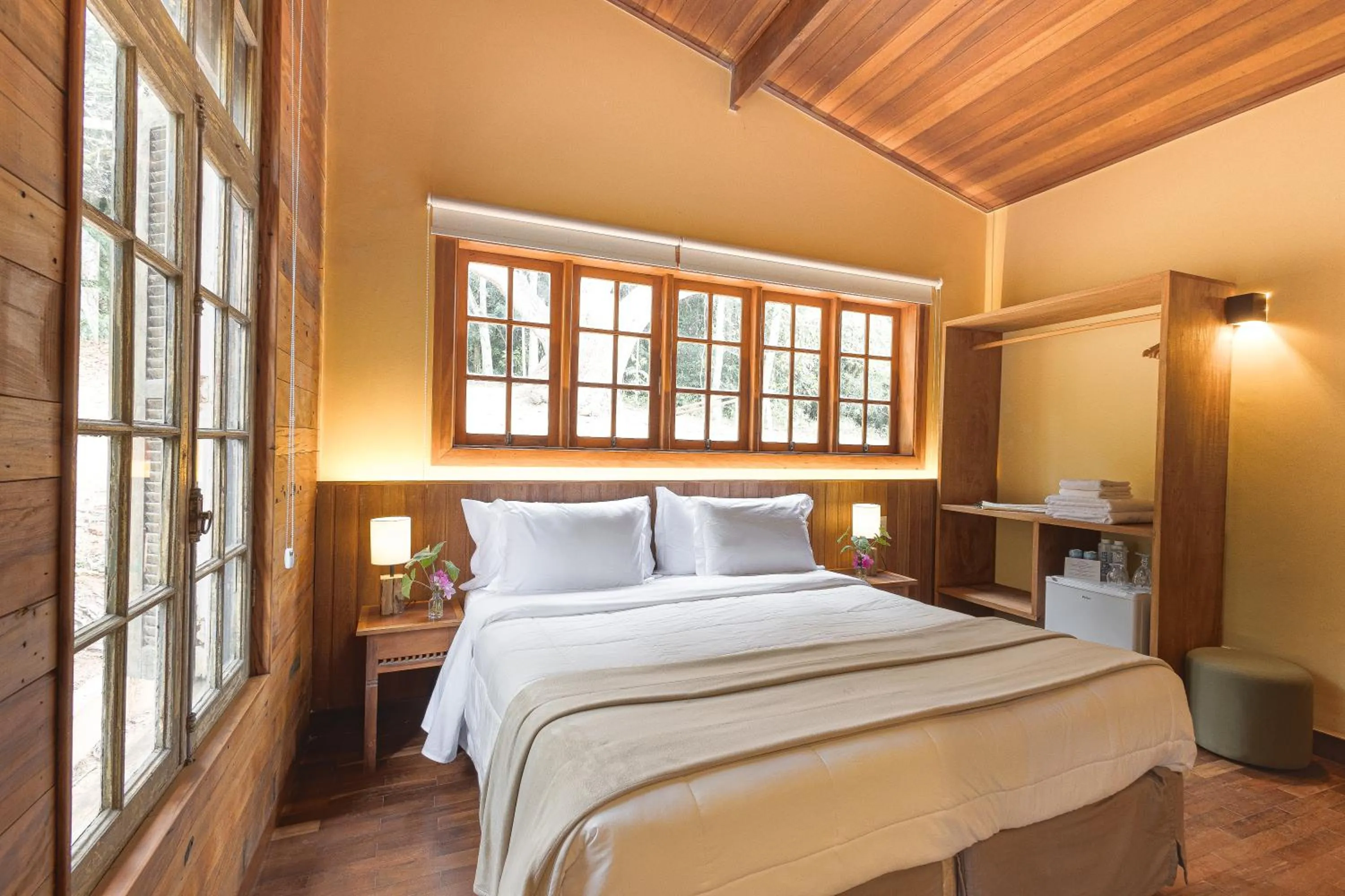 Bedroom, Bed in Hotel Fazenda Morros Verdes Ecolodge