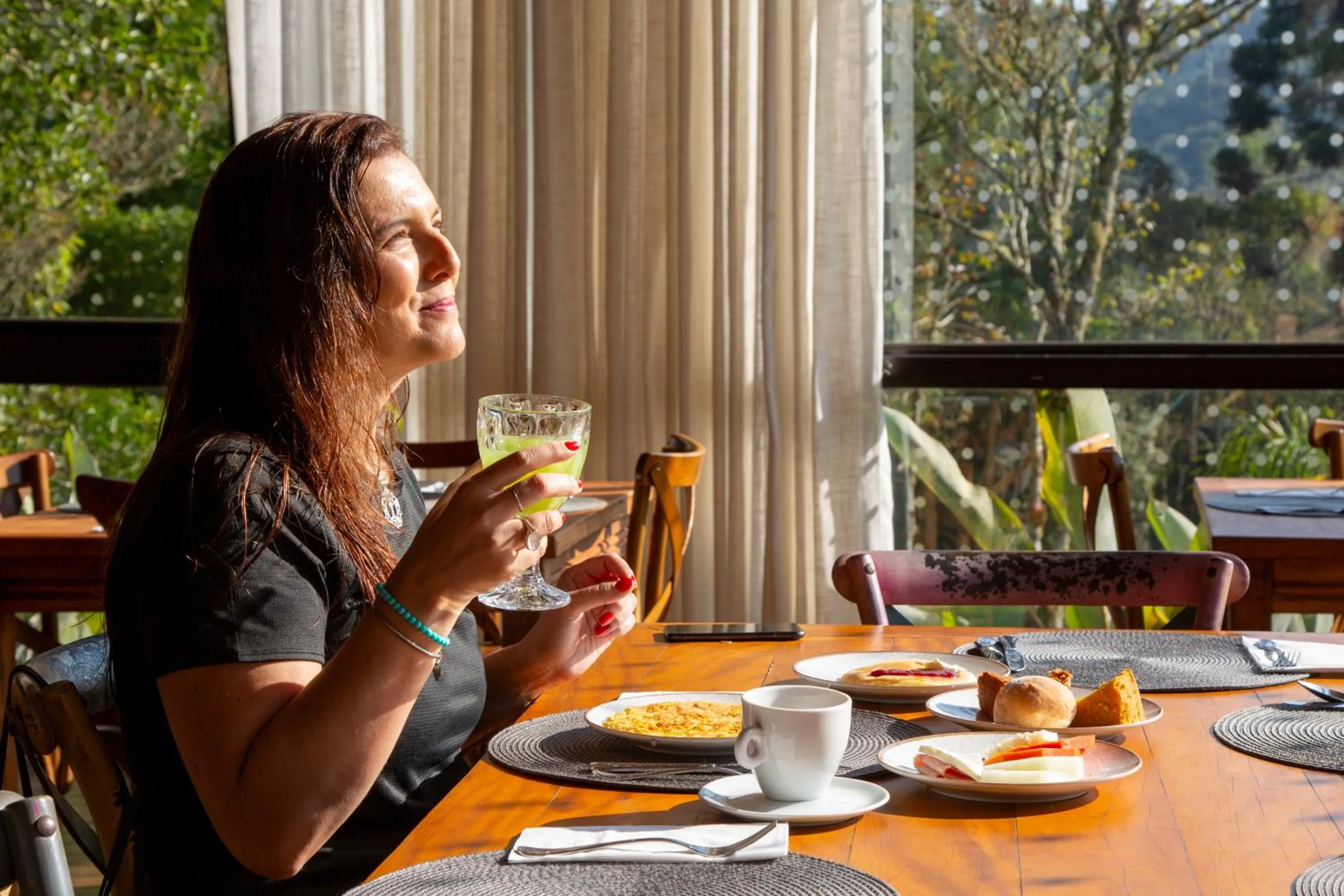 Breakfast in Hotel Fazenda Morros Verdes Ecolodge