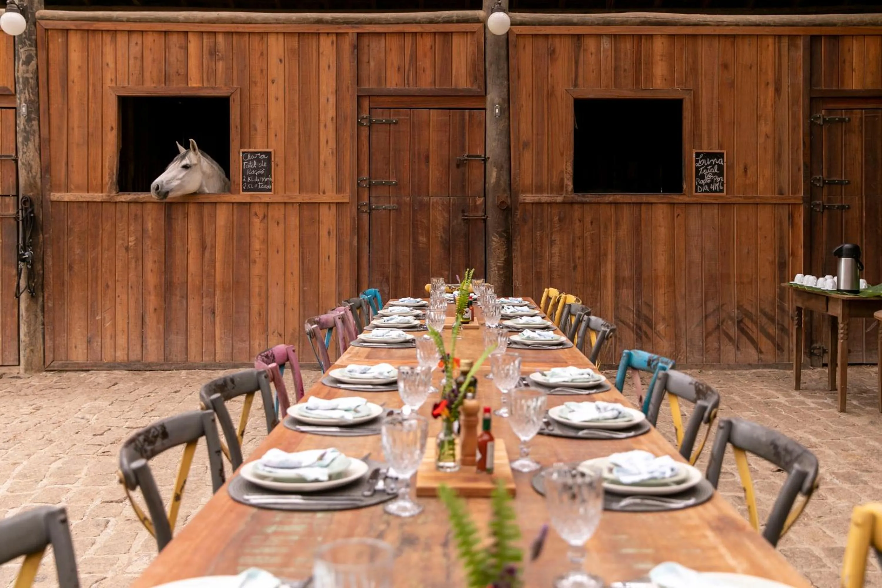 Restaurant/places to eat in Hotel Fazenda Morros Verdes Ecolodge