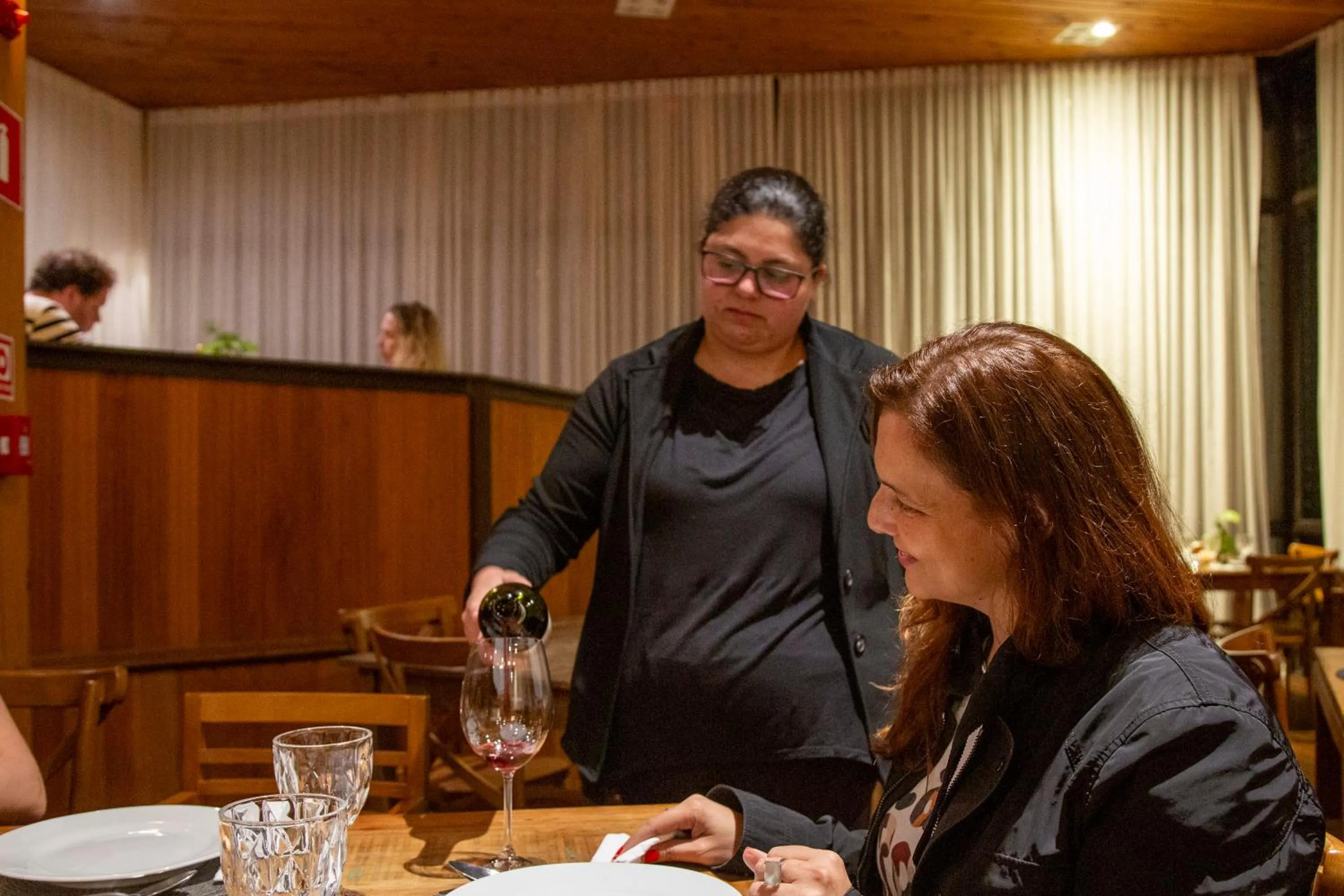 Dinner in Hotel Fazenda Morros Verdes Ecolodge