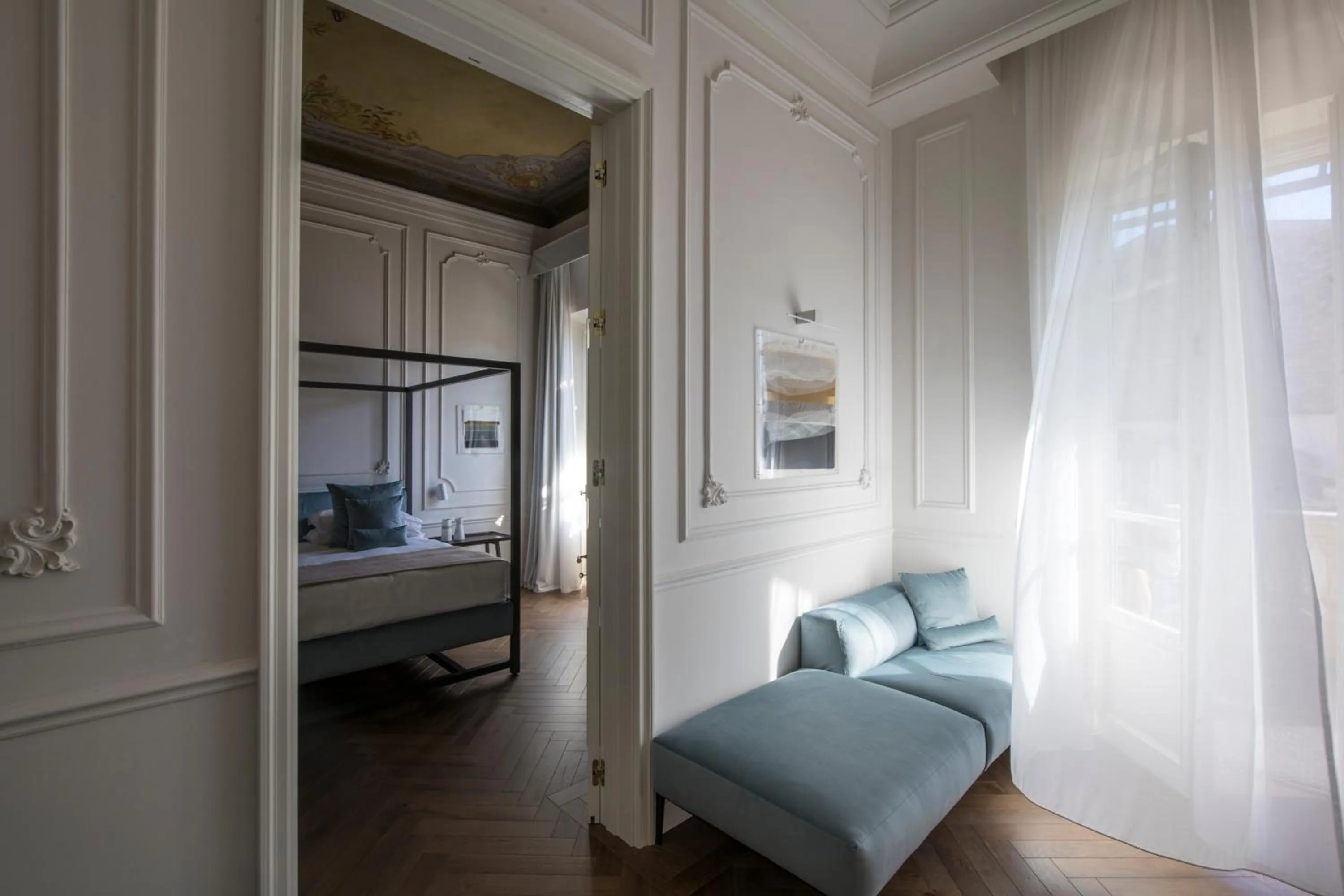 Living room, Bed in Dimora Palanca Boutique & SPA