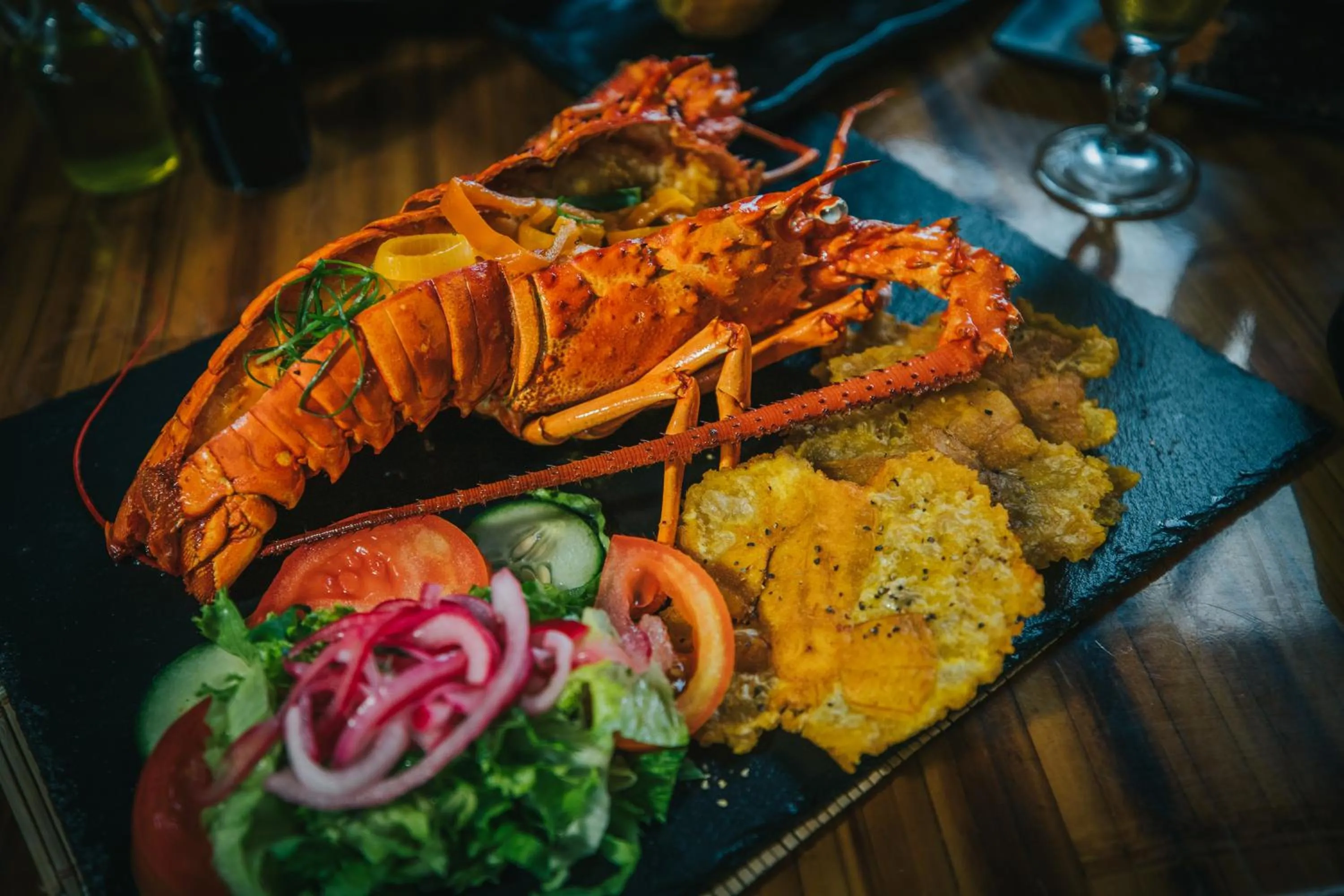 Food in Bungalows Punta Uva