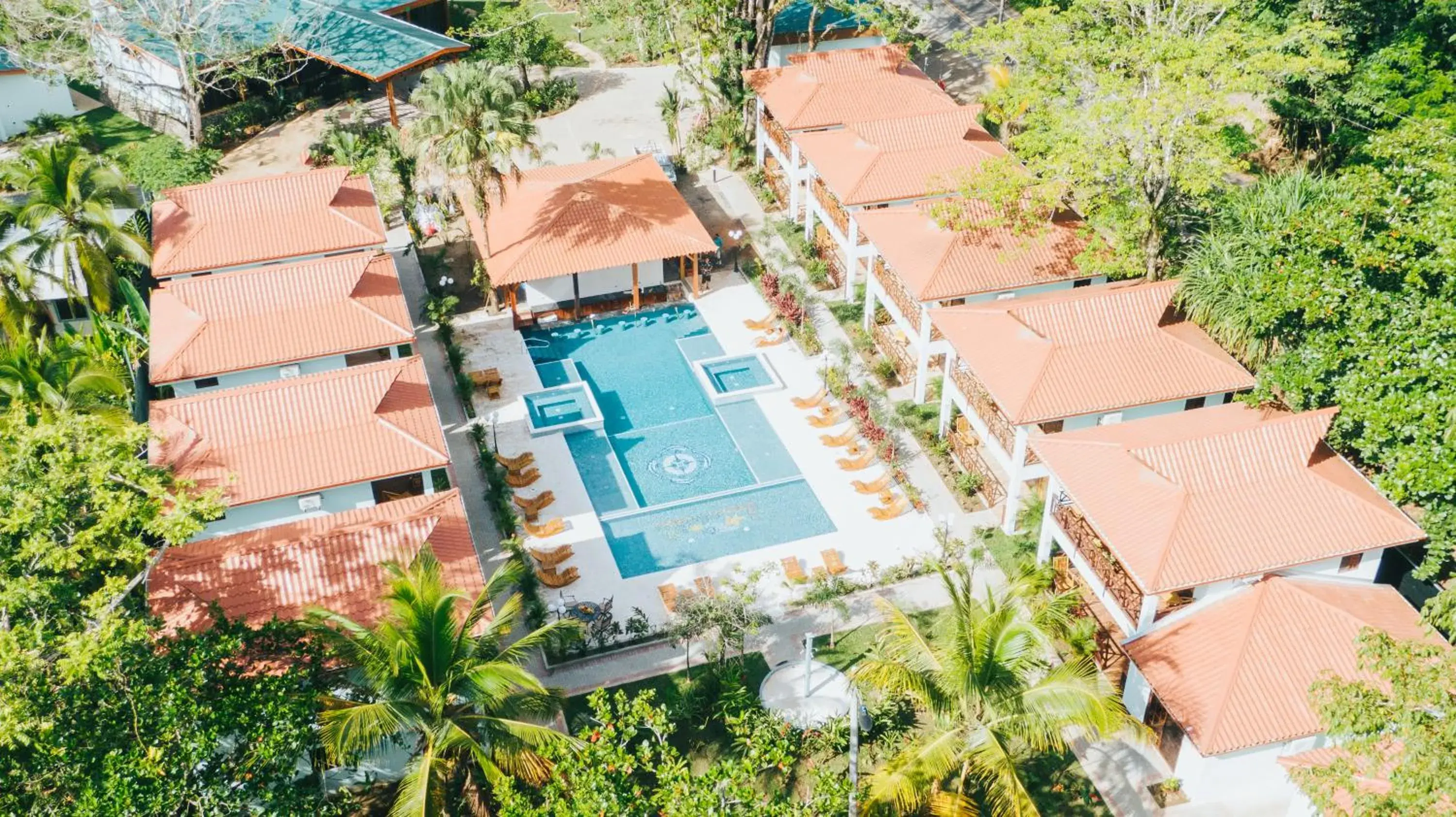 Bird's eye view in Bungalows Punta Uva Bird's eye view in Bungalows Punta Uva