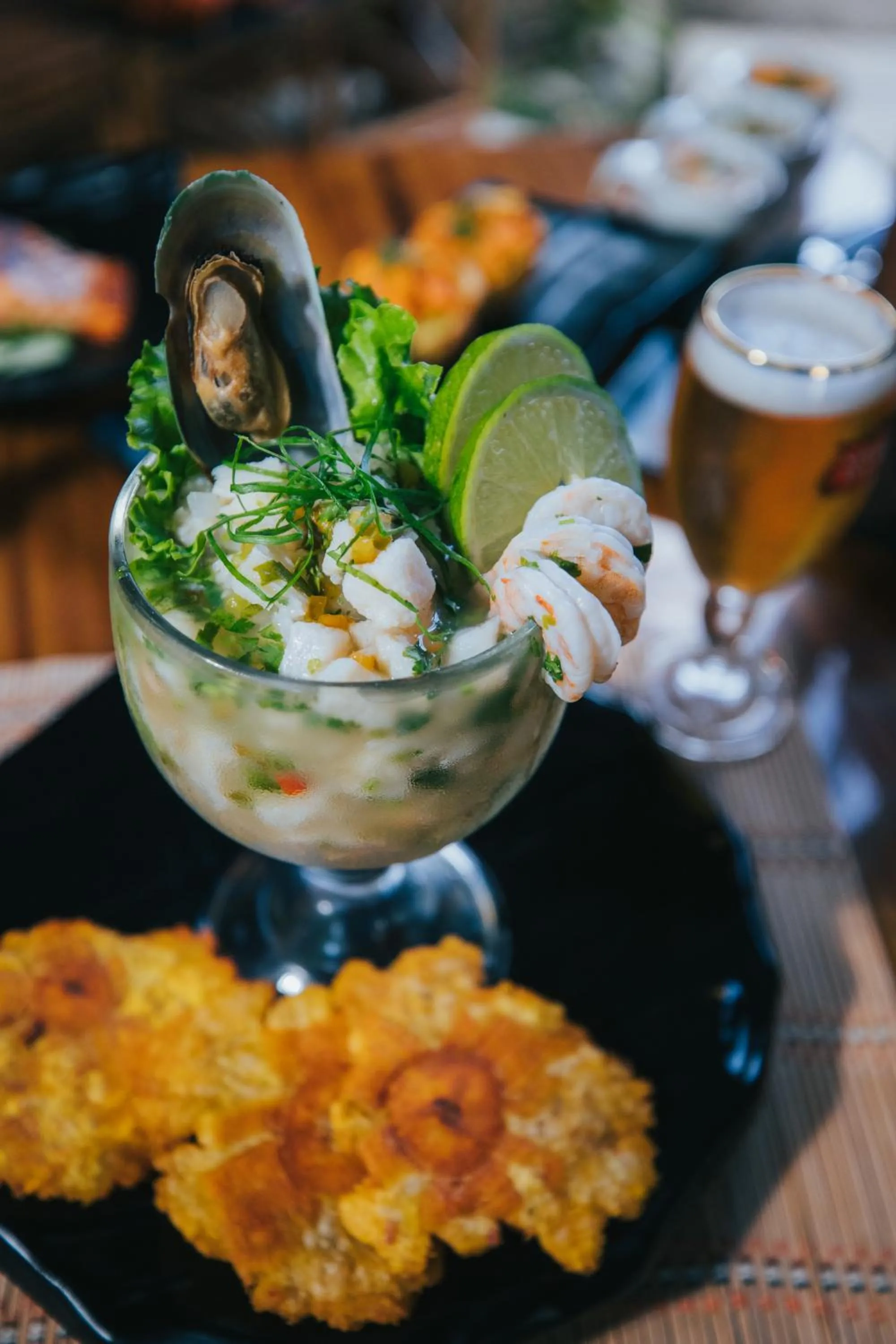 Food in Bungalows Punta Uva