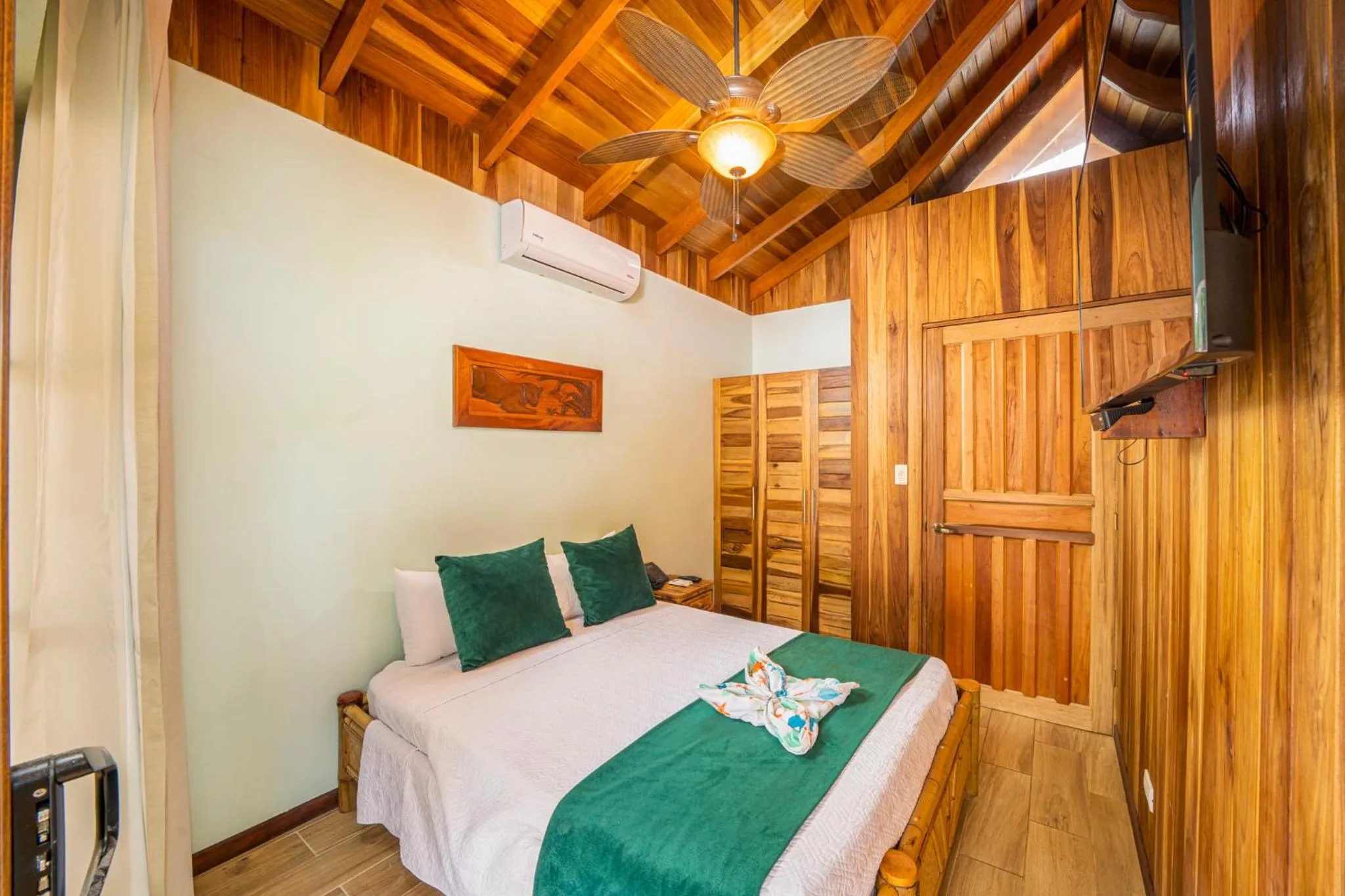 Bedroom, Bed in Bungalows Punta Uva