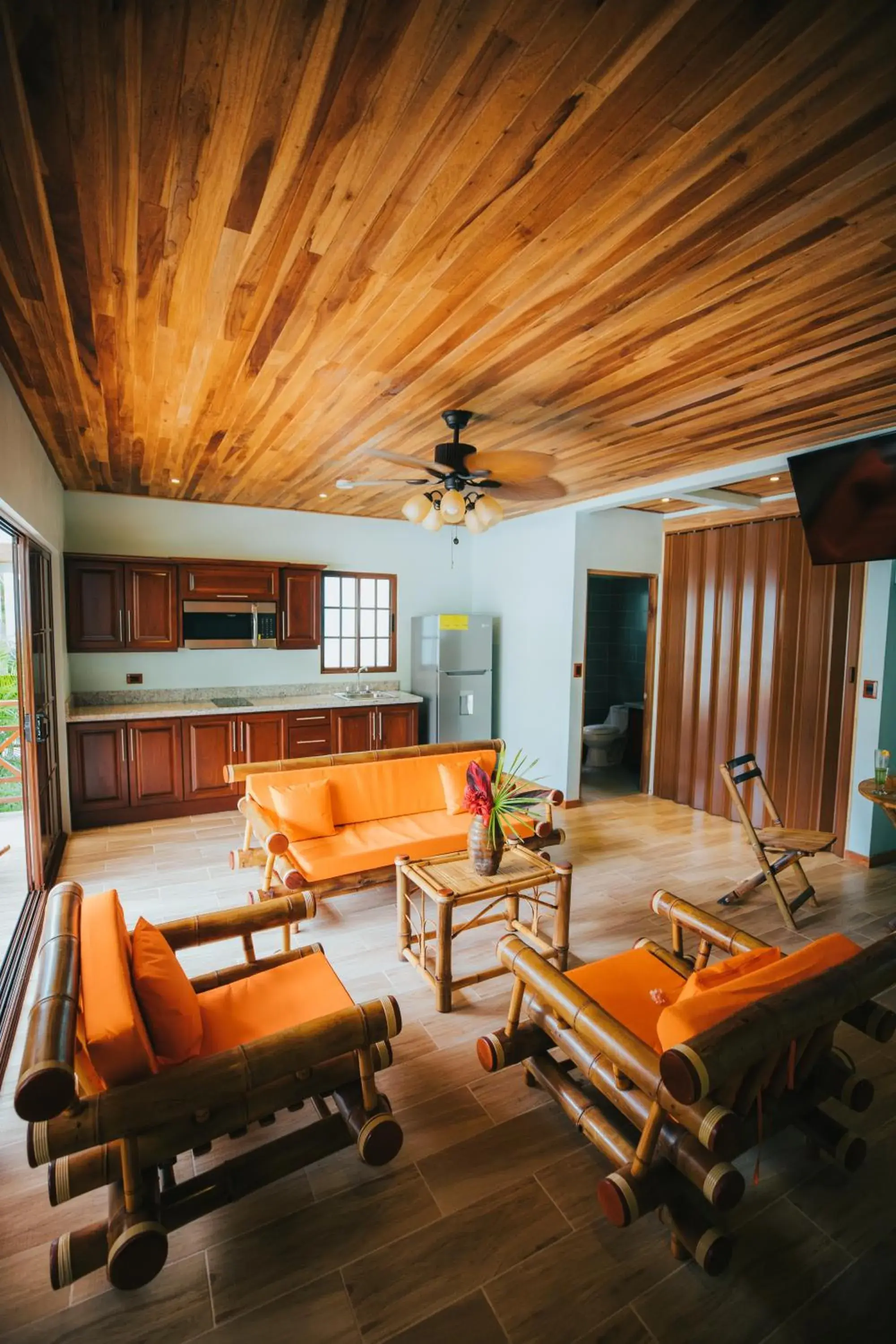 Living room in Bungalows Punta Uva Living room in Bungalows Punta Uva