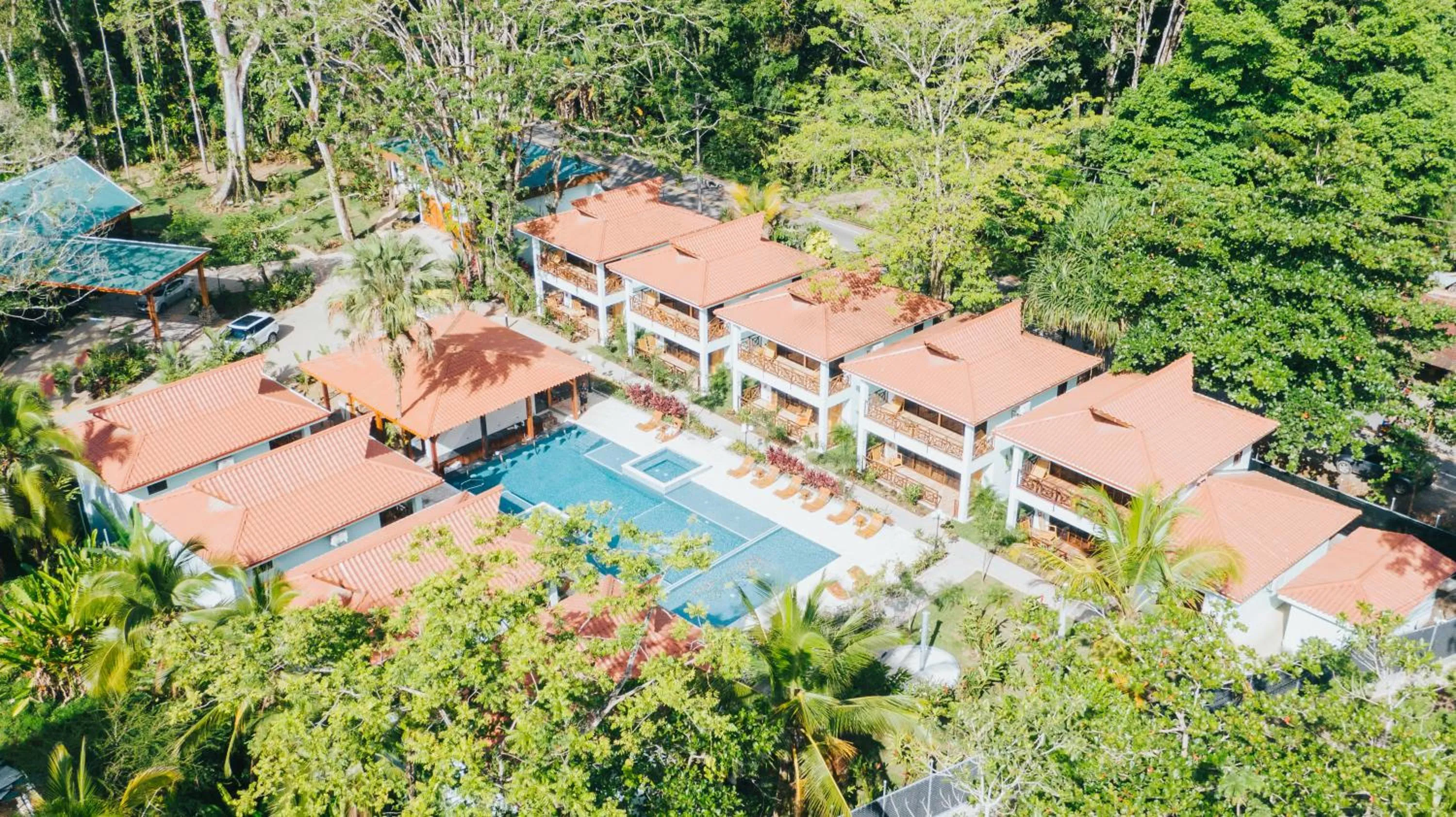 Bird's eye view in Bungalows Punta Uva