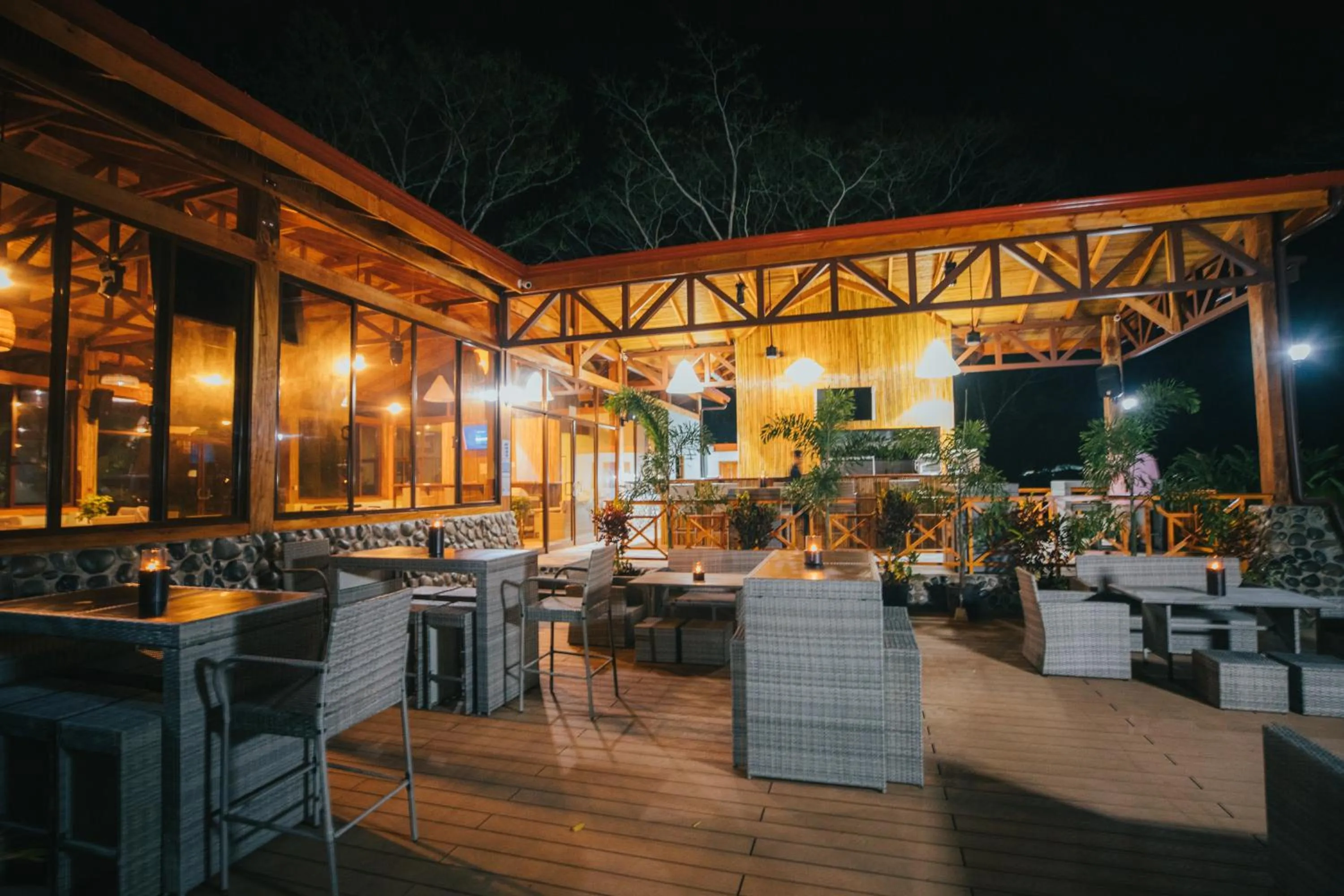 Restaurant/places to eat in Bungalows Punta Uva