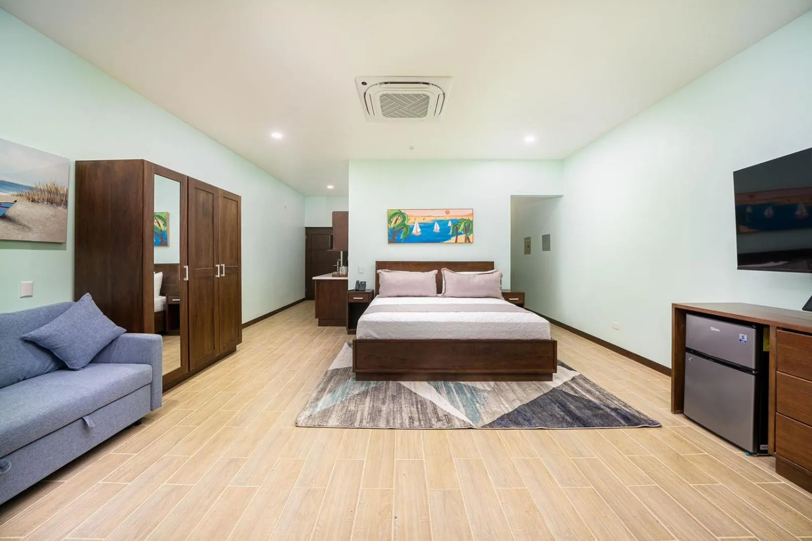 Photo of the whole room, Bed in Bungalows Punta Uva