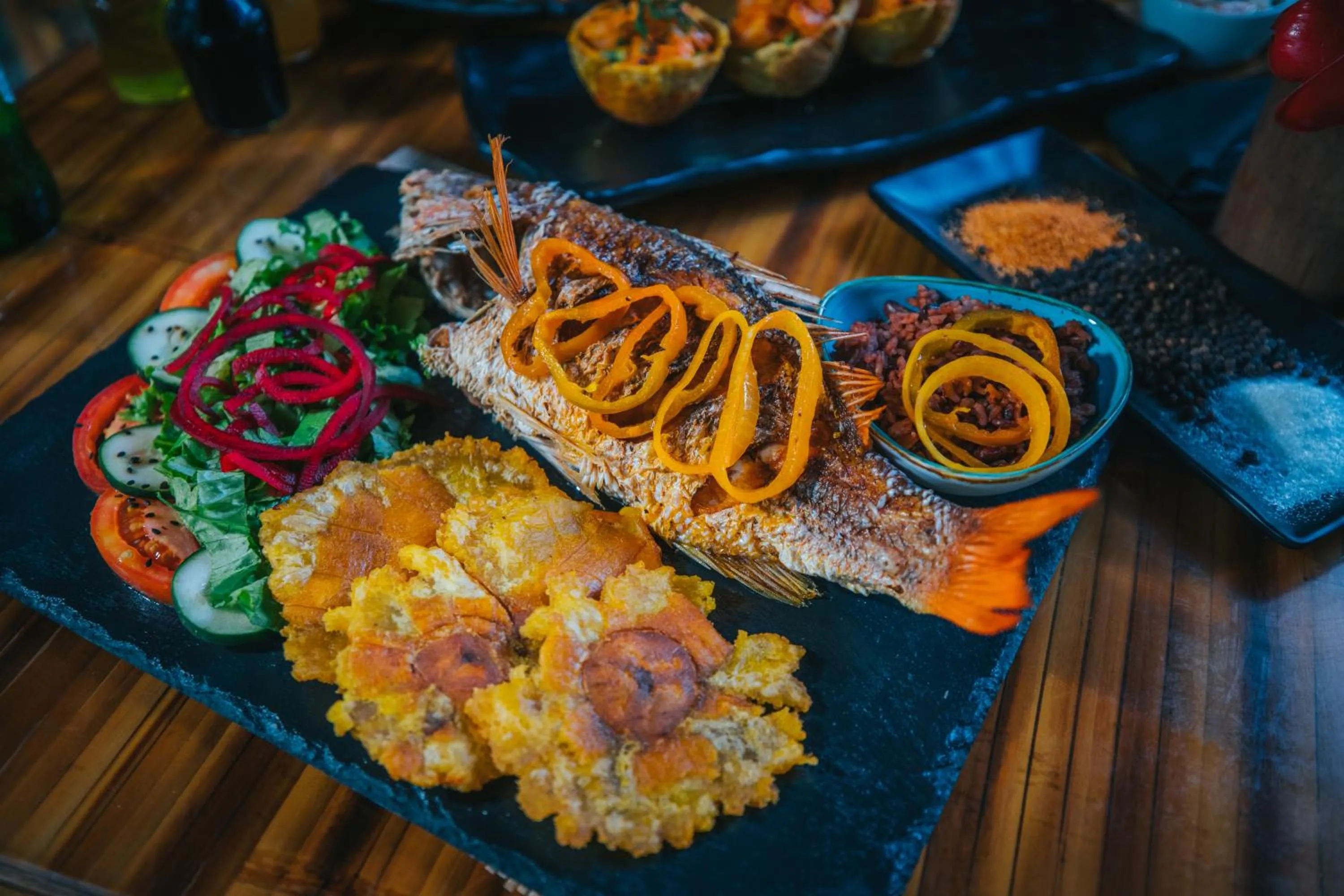 Food in Bungalows Punta Uva