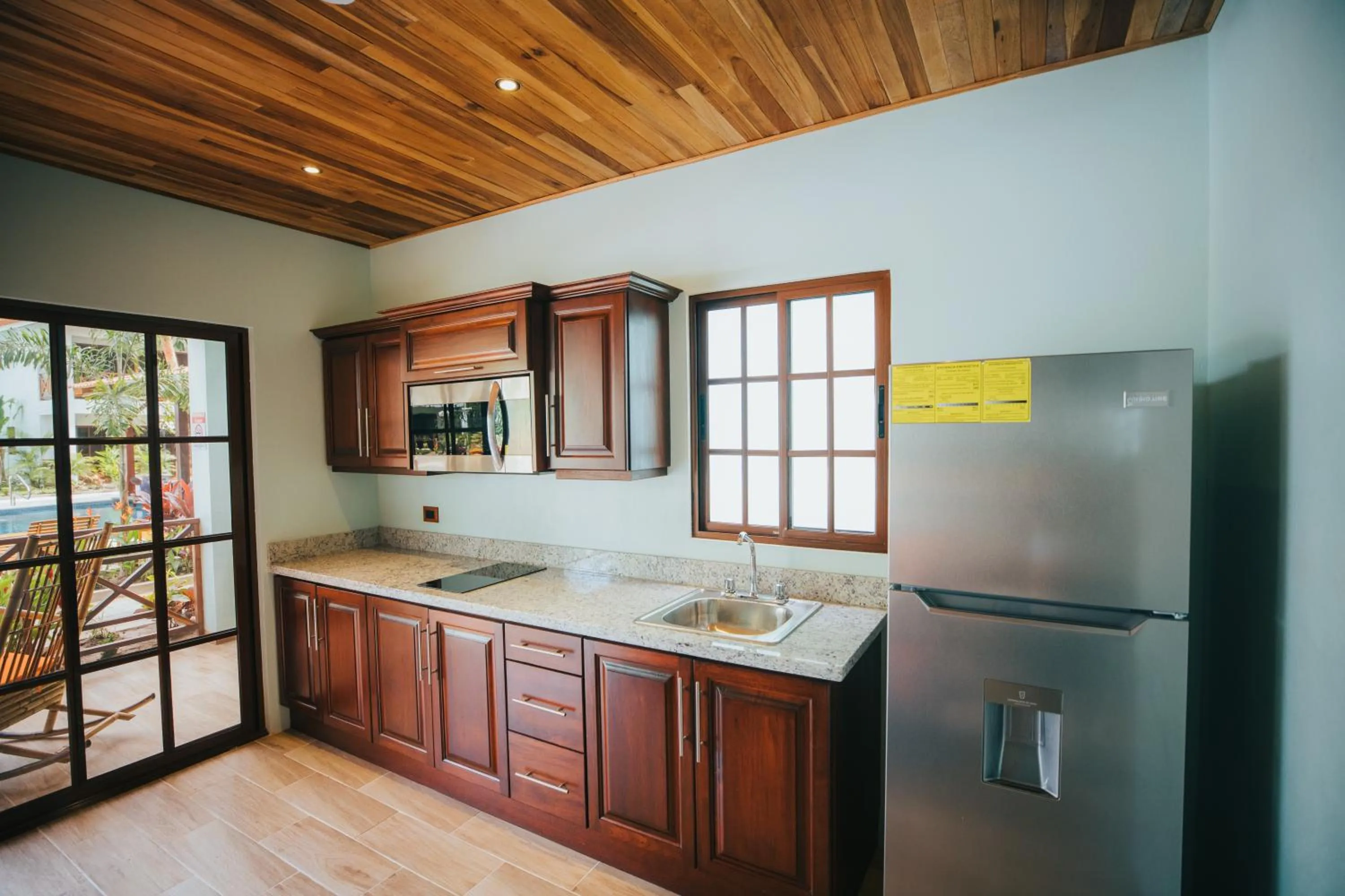 Kitchen or kitchenette in Bungalows Punta Uva