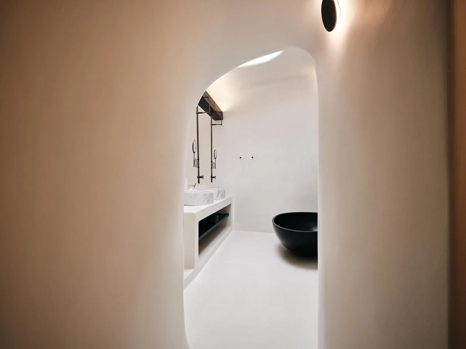 Bathroom in Abyss Santorini