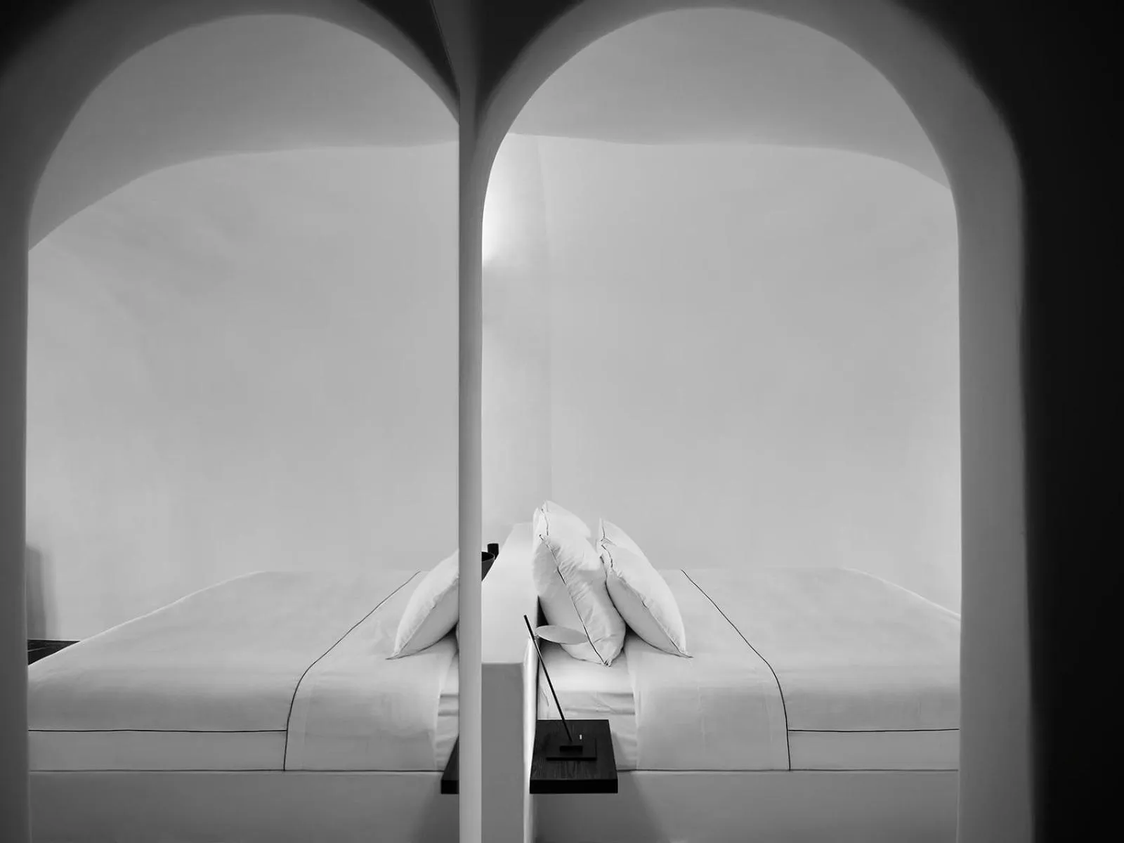 Bed in Abyss Santorini