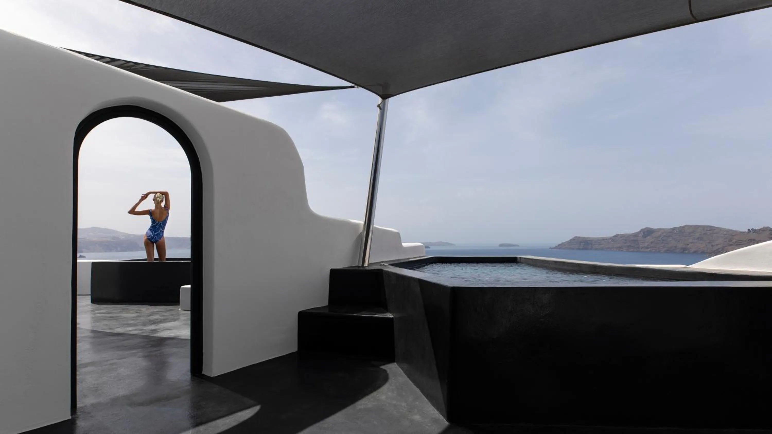 Balcony/Terrace in Abyss Santorini
