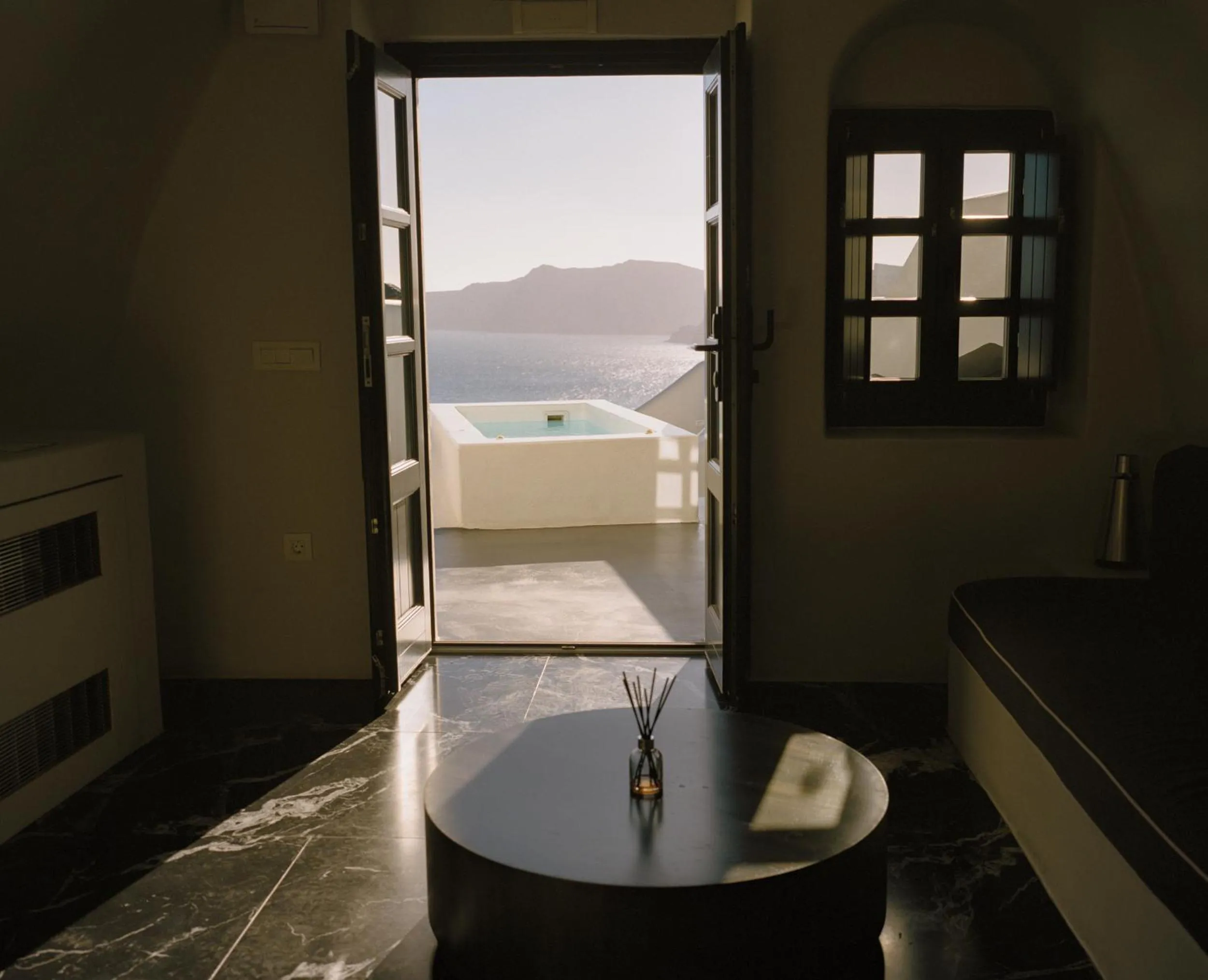 Sea view in Abyss Santorini