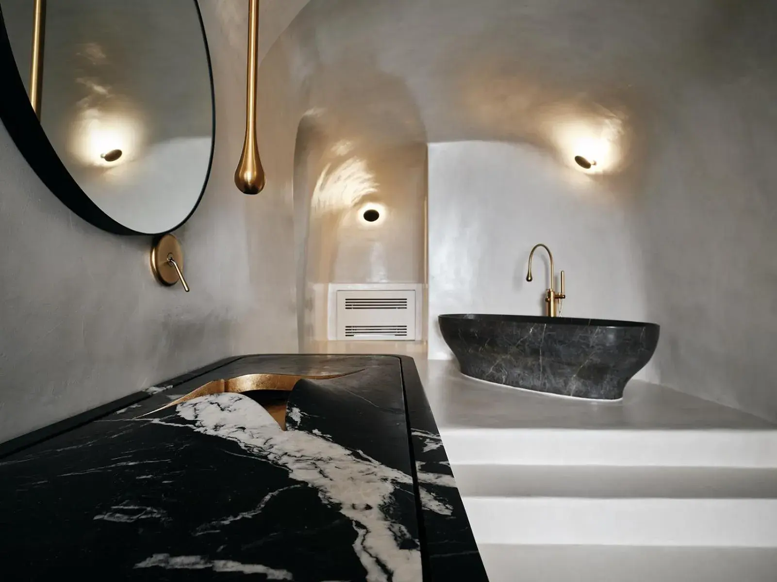 Bathroom in Abyss Santorini Bathroom in Abyss Santorini