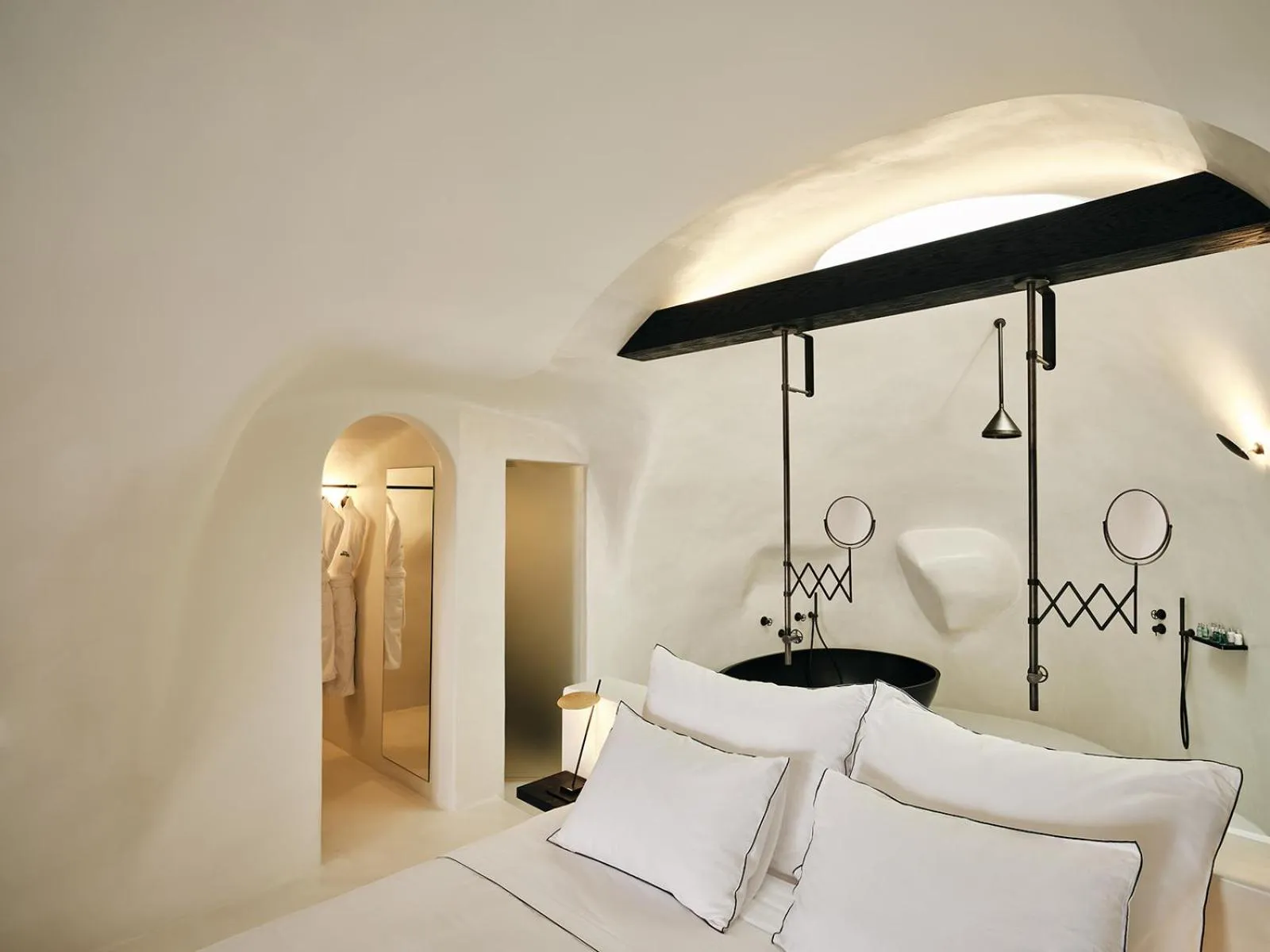 Bed in Abyss Santorini