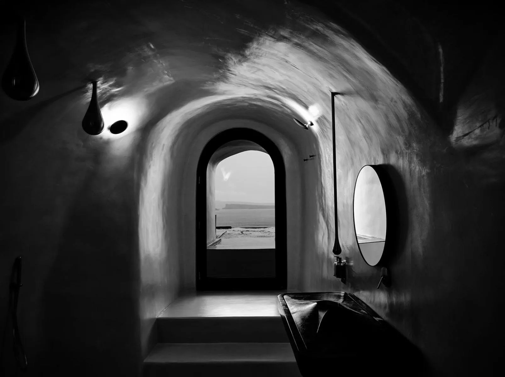 Bathroom in Abyss Santorini