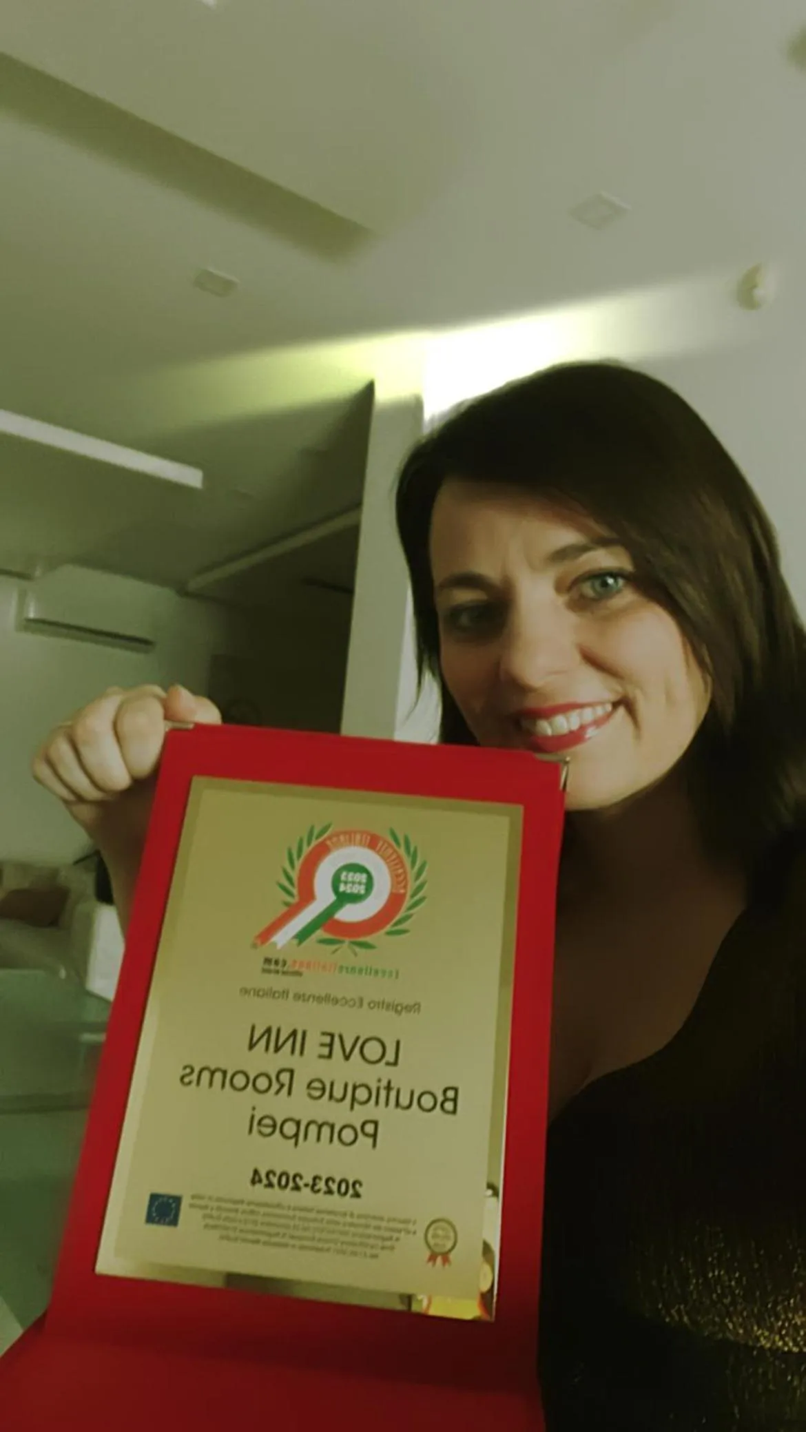 Certificate/Award in Love inn