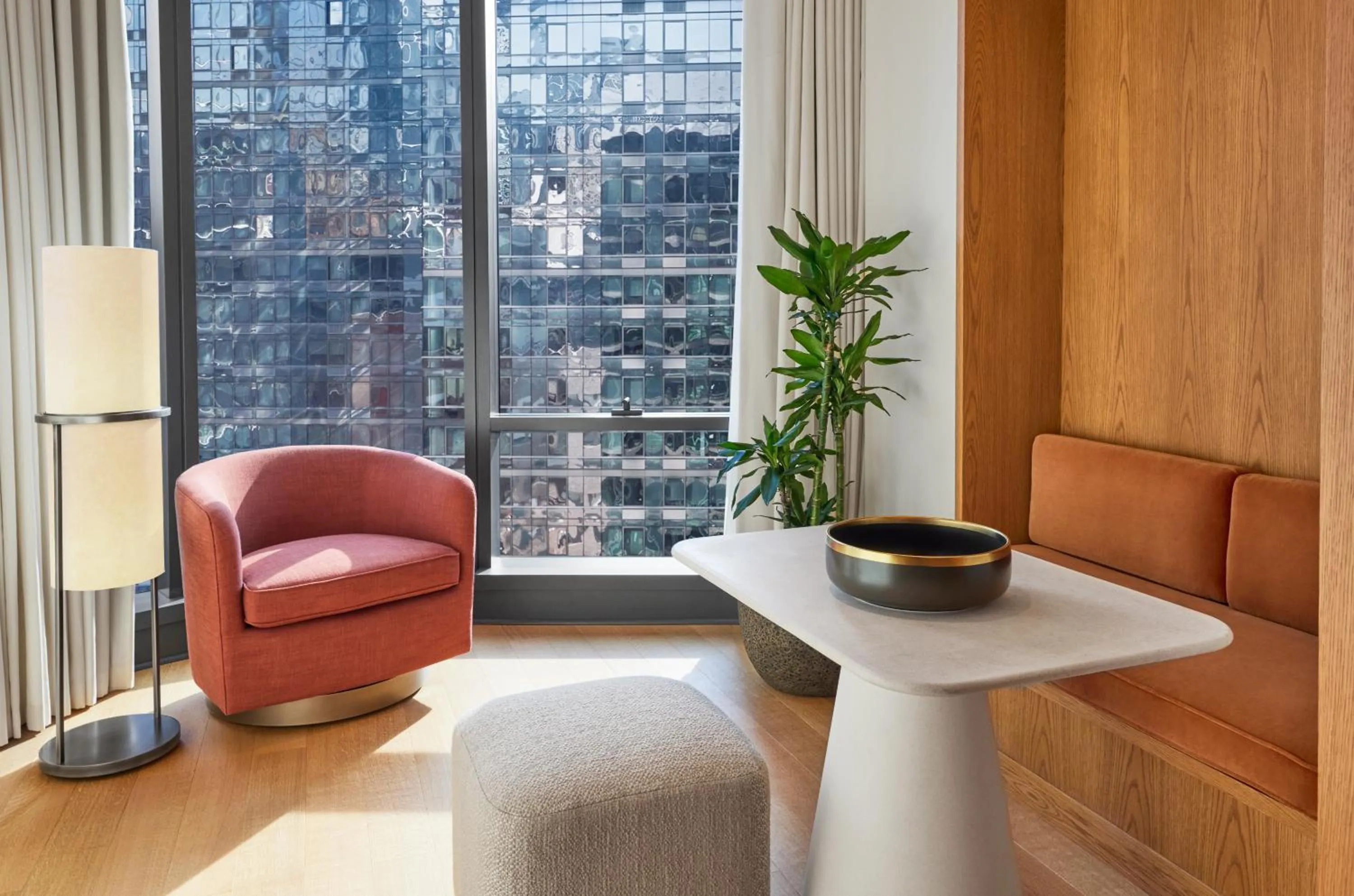 Seating area in Pendry Manhattan West