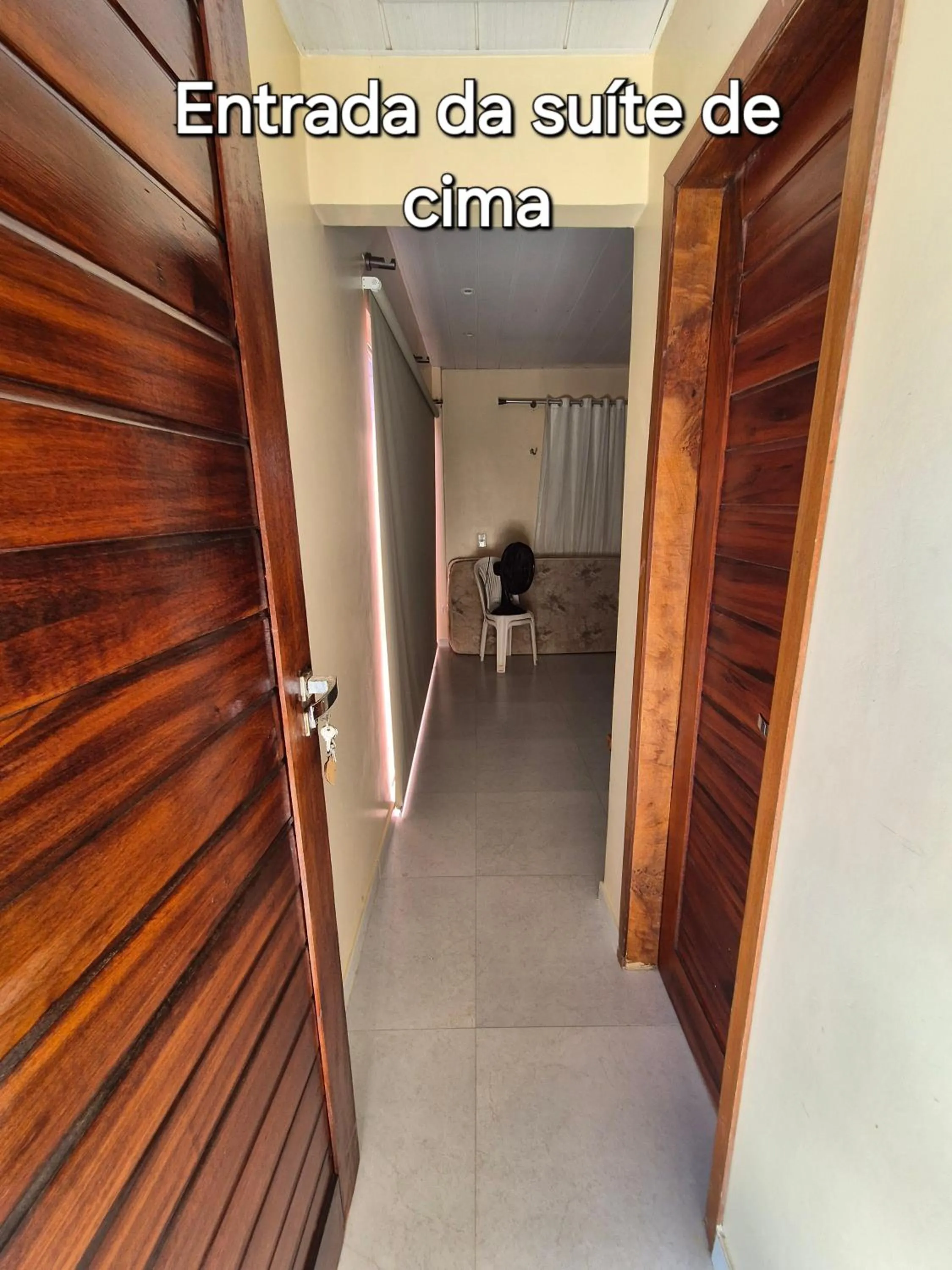 Bedroom in Casa na praia com vista para o mar