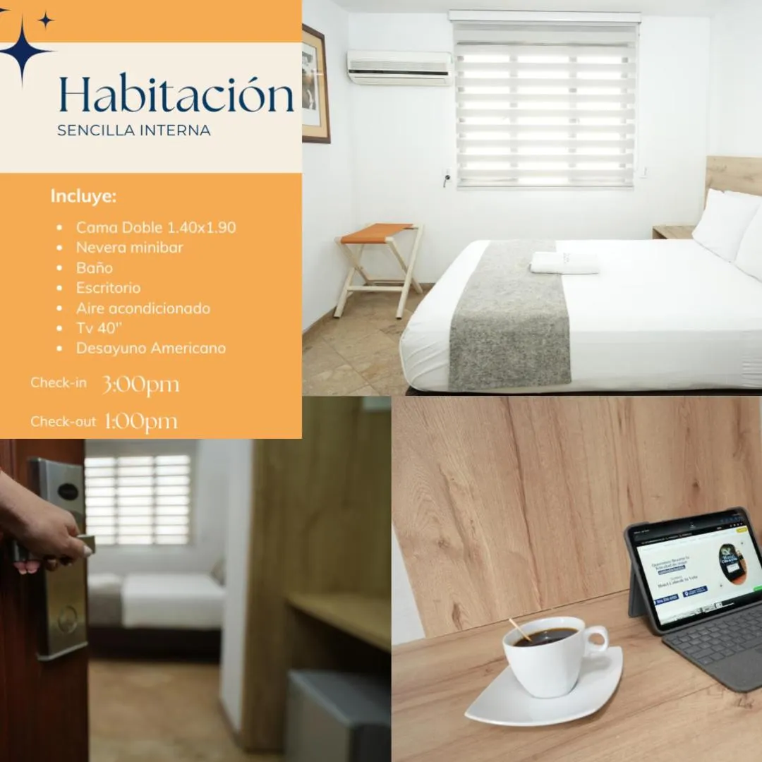 Photo of the whole room, Bed in Hotel Cabo de la Vela Medellin