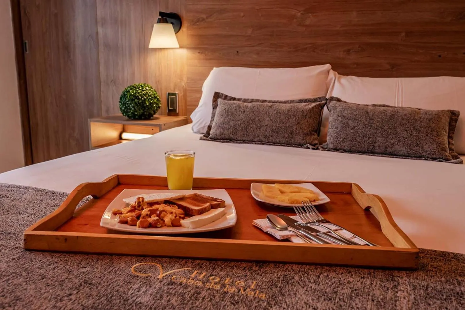 Bed in Hotel Cabo de la Vela Medellin