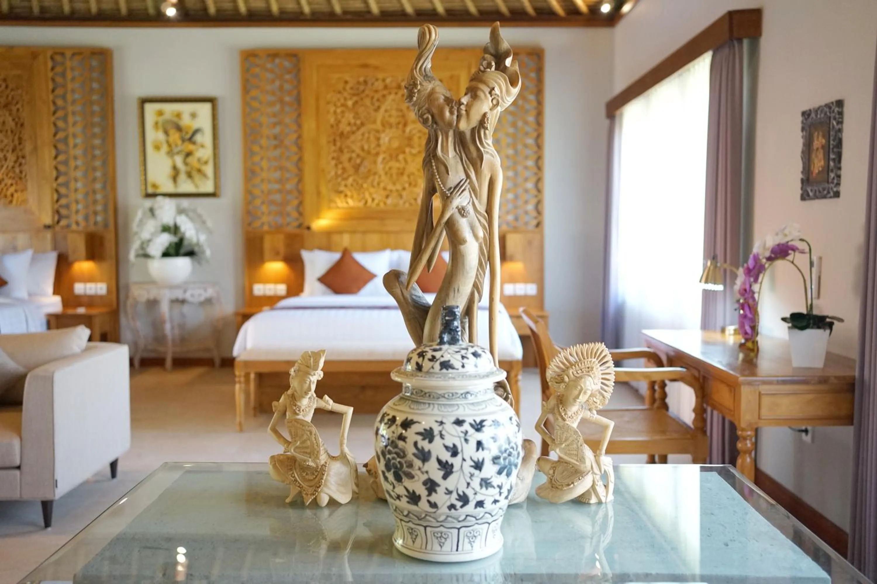 Family, Bed in Puri Andong Villa