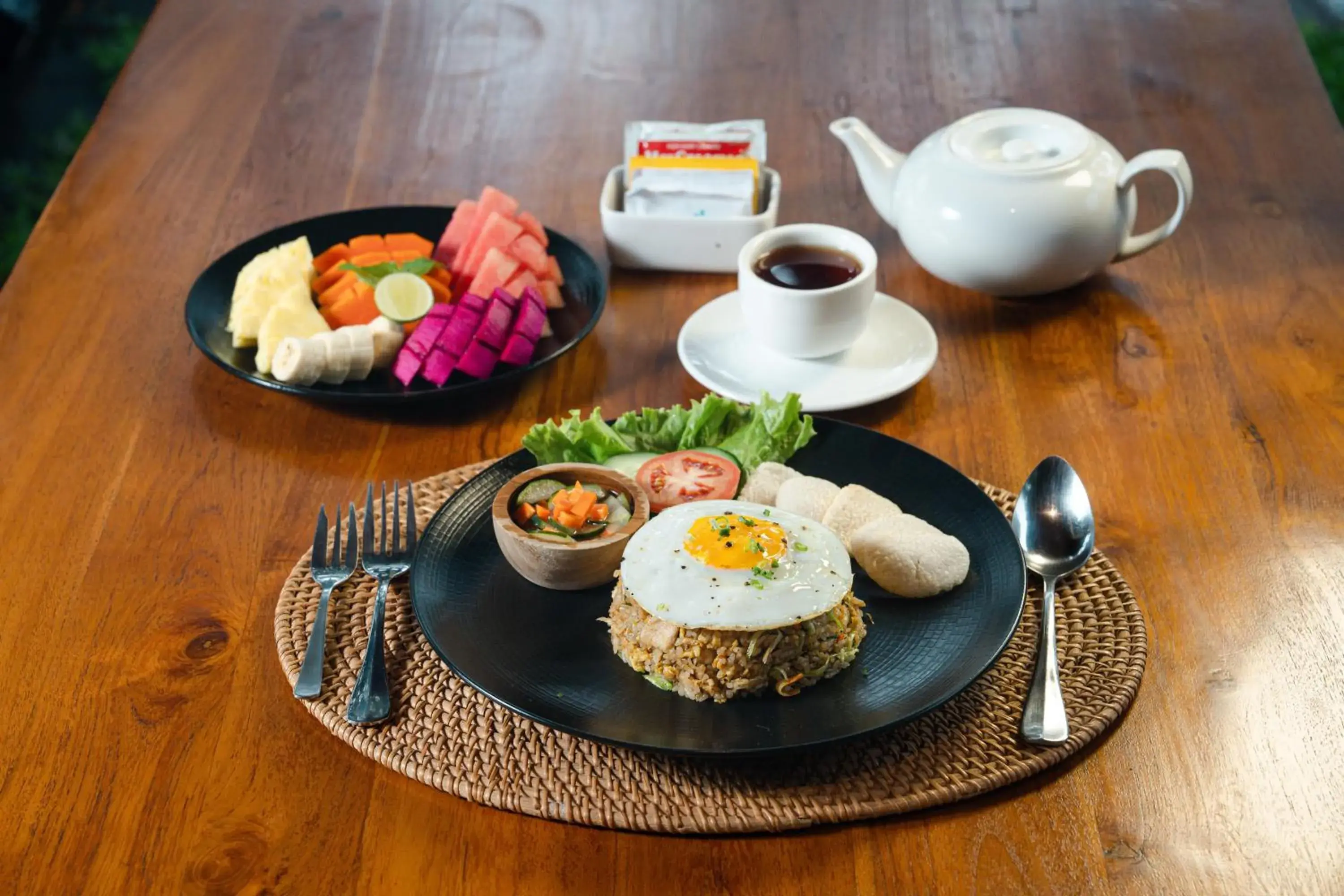 Breakfast in Puri Andong Villa Breakfast in Puri Andong Villa