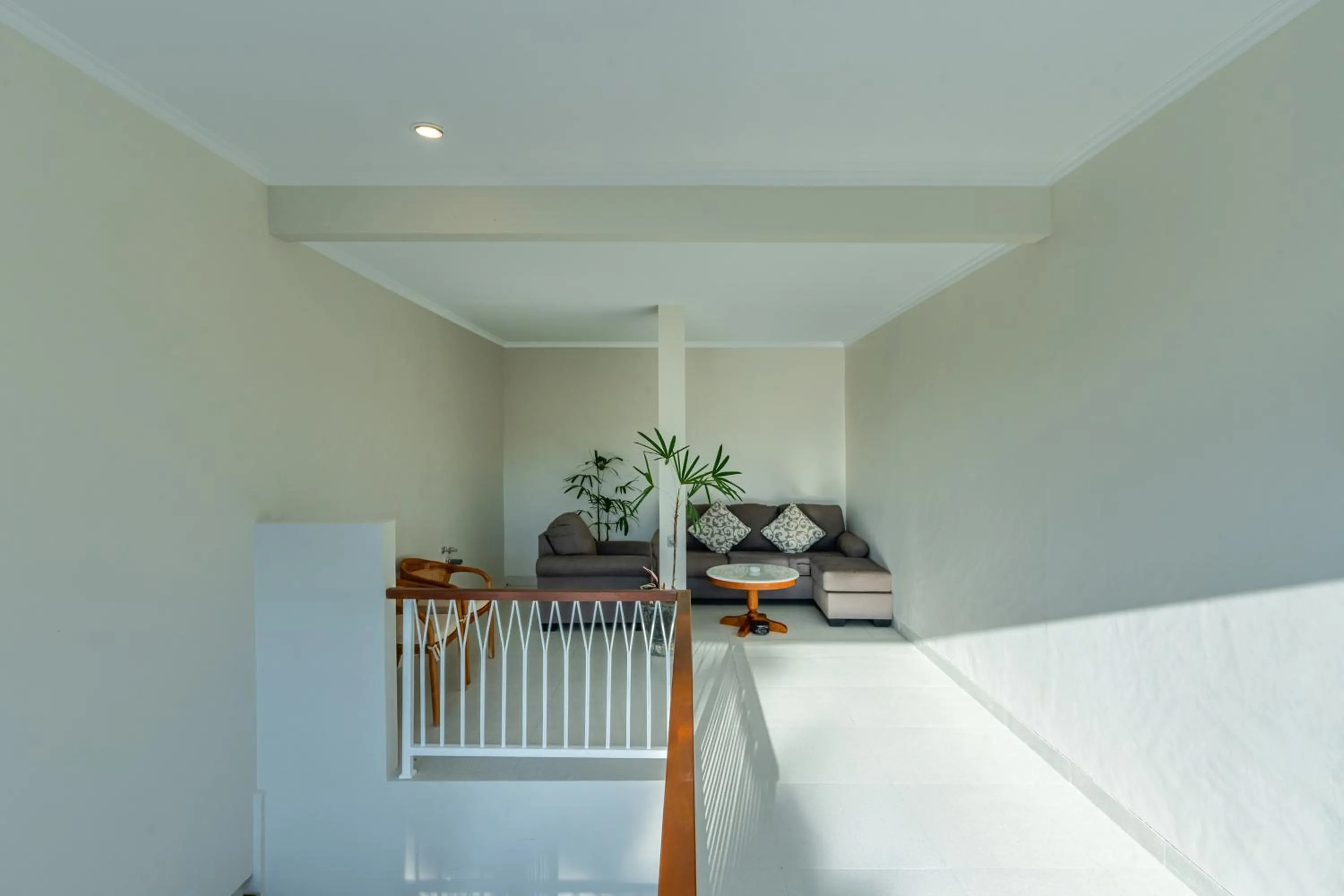 Seating area, Bed in Puri Andong Villa