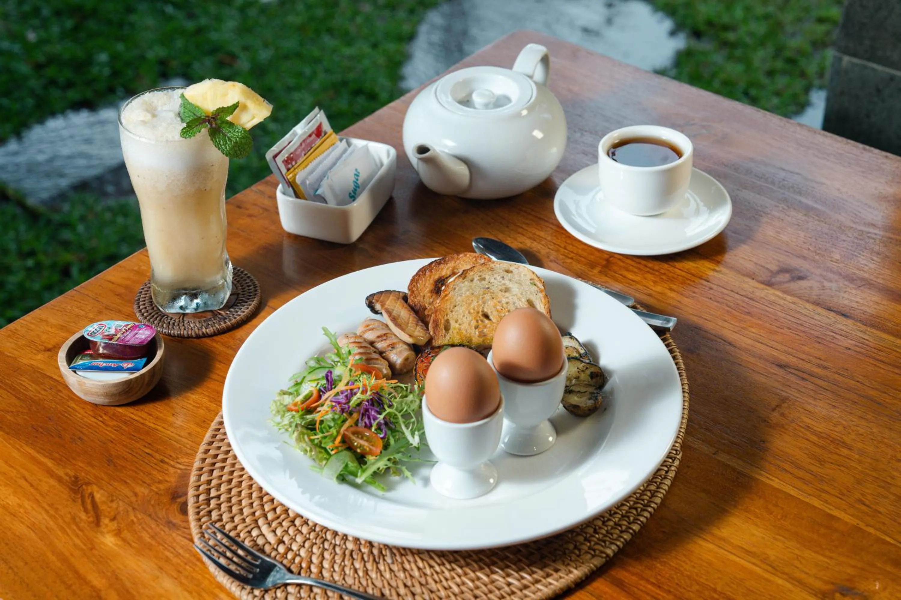 Breakfast in Puri Andong Villa