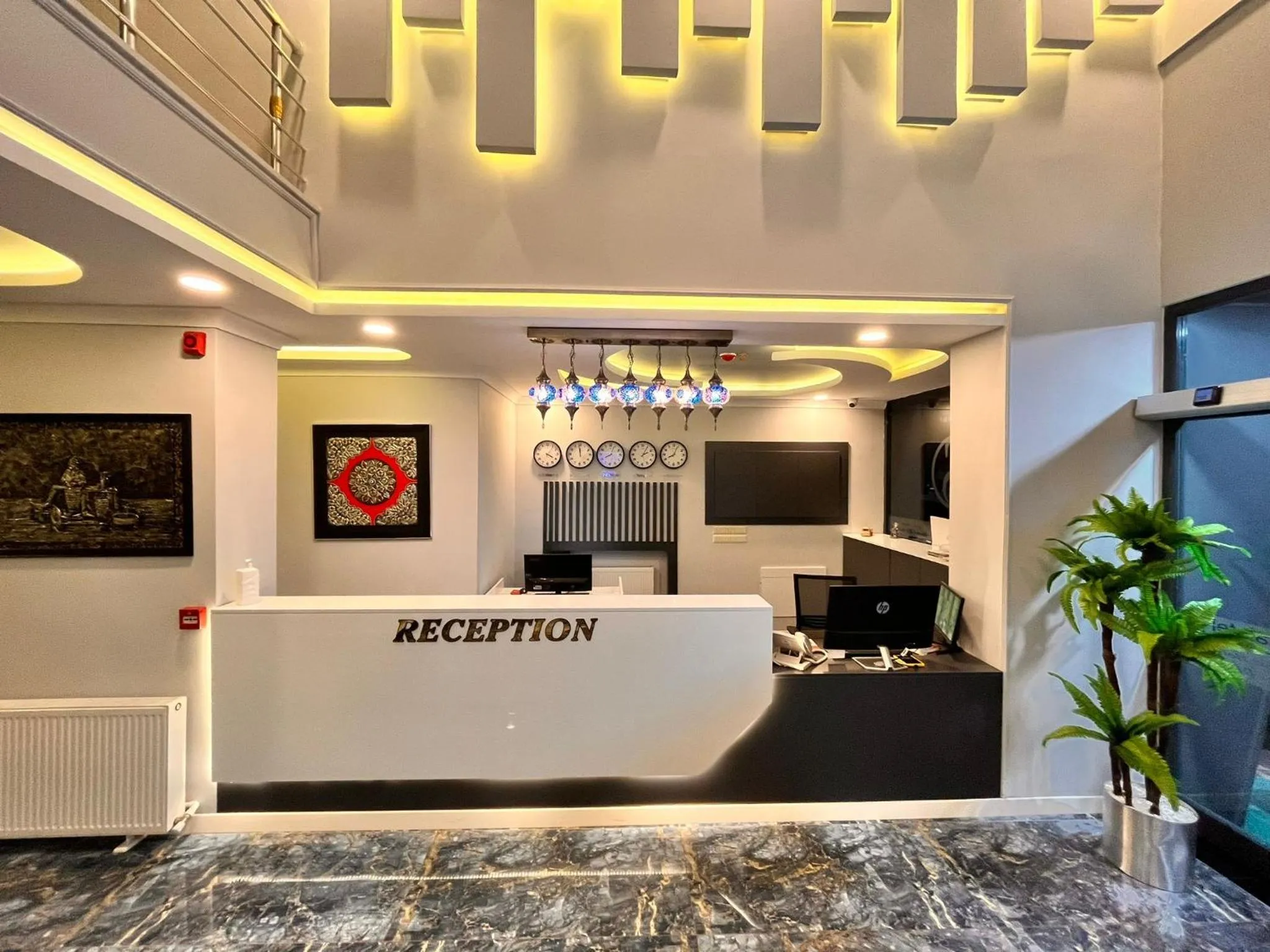 Lobby or reception in Şimal Hotel