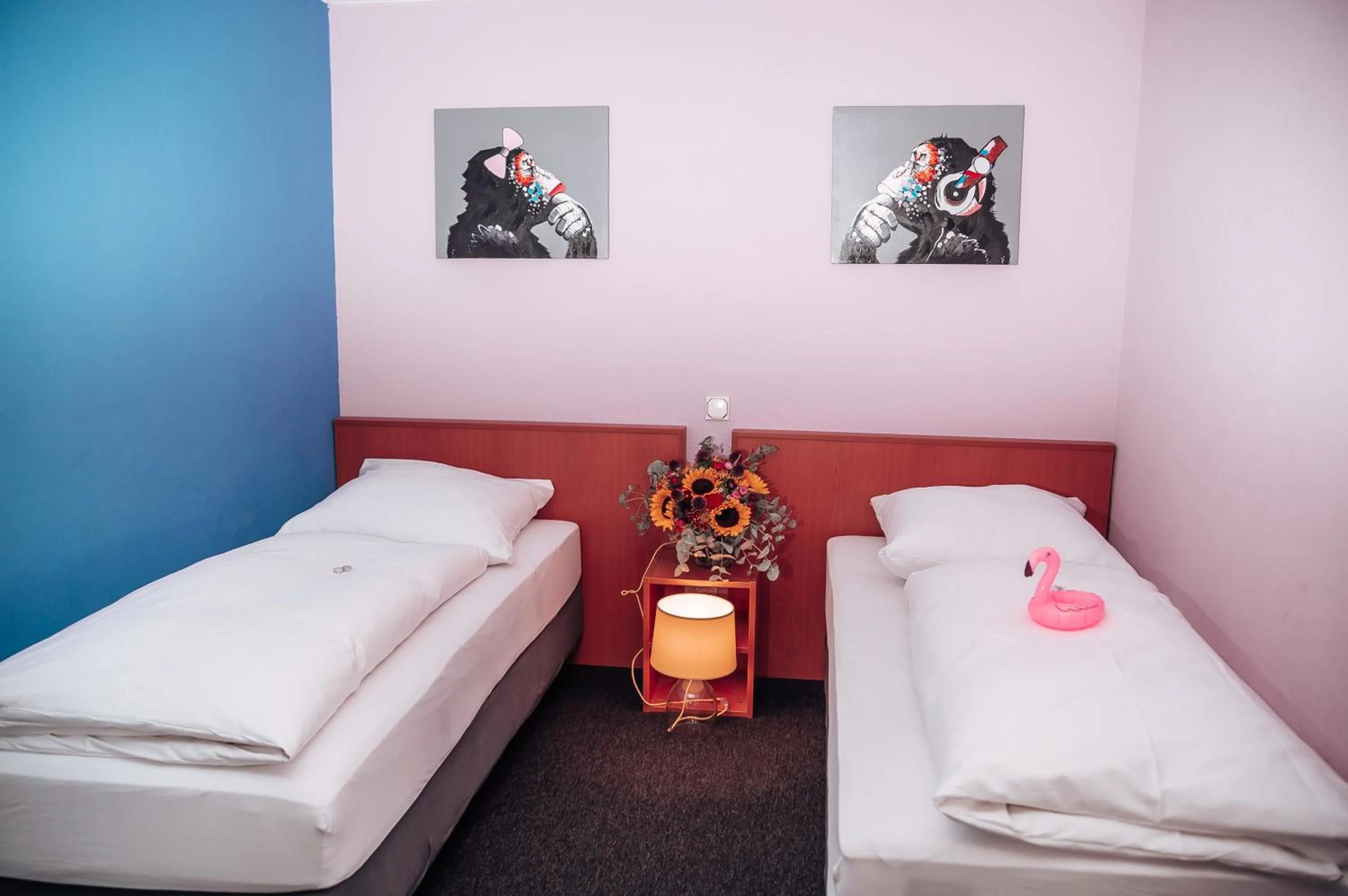 Bed in SmartHotel Flamingo Self check-in