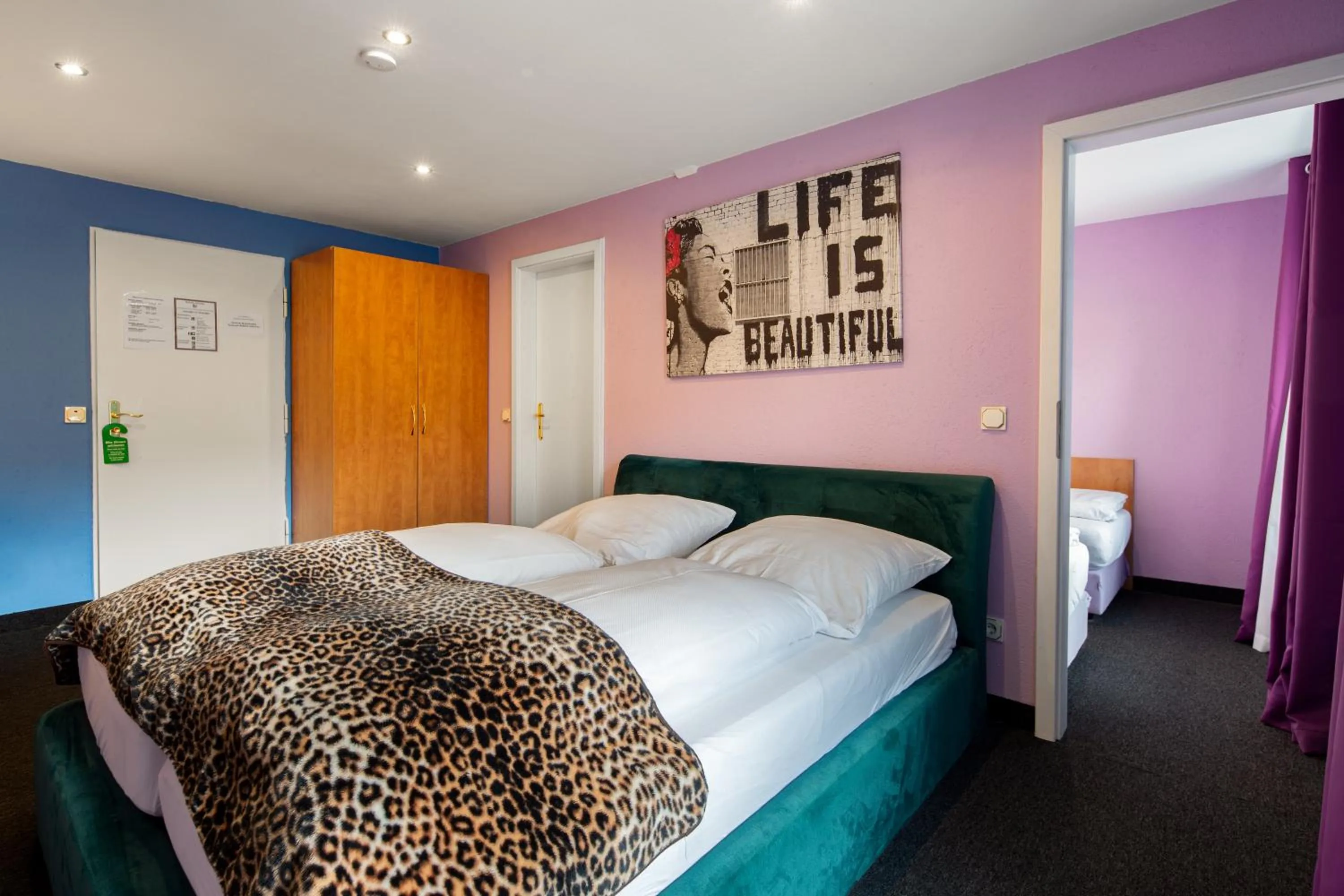 Bed in SmartHotel Flamingo Self check-in