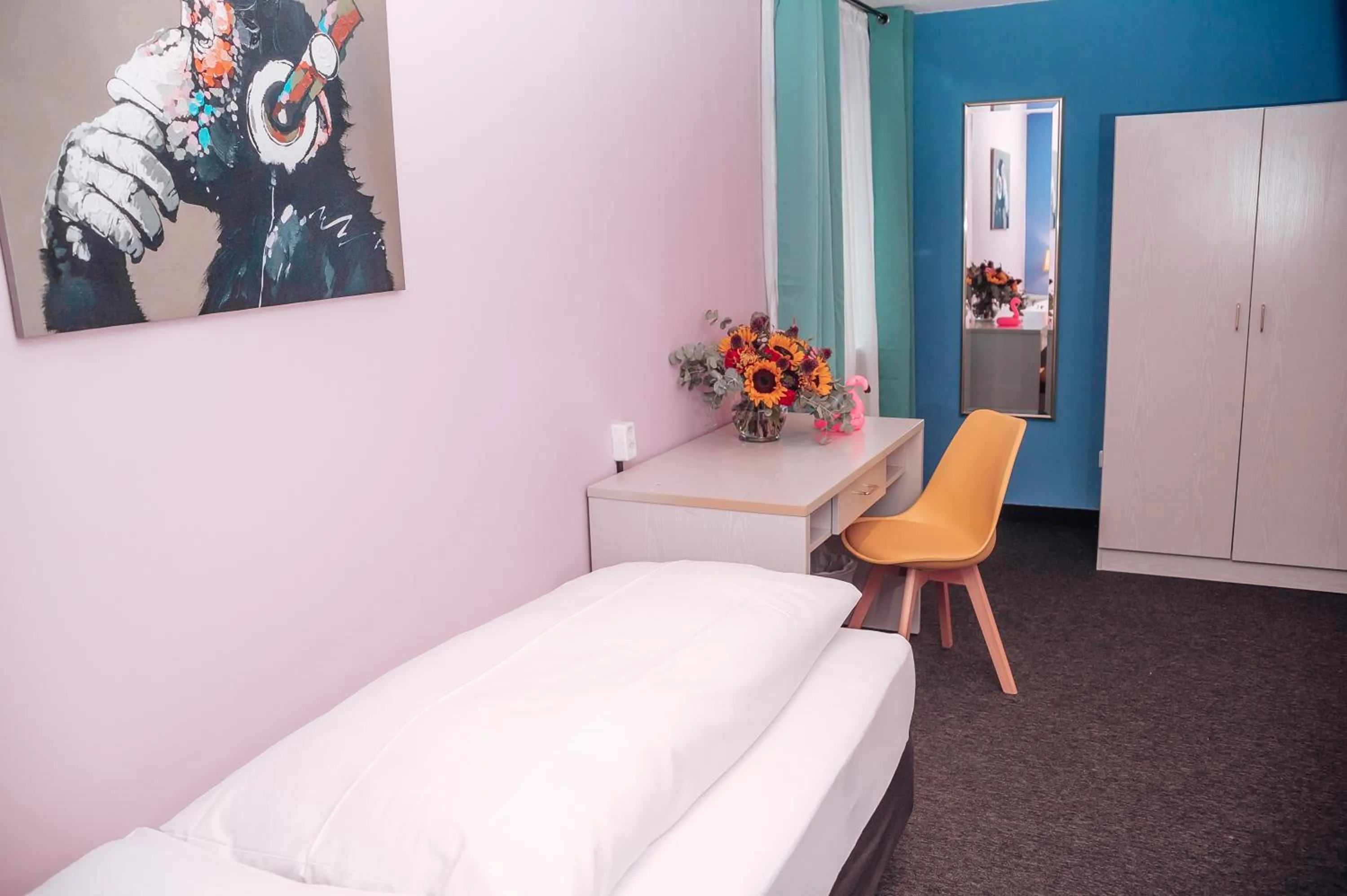 Bed in SmartHotel Flamingo Self check-in