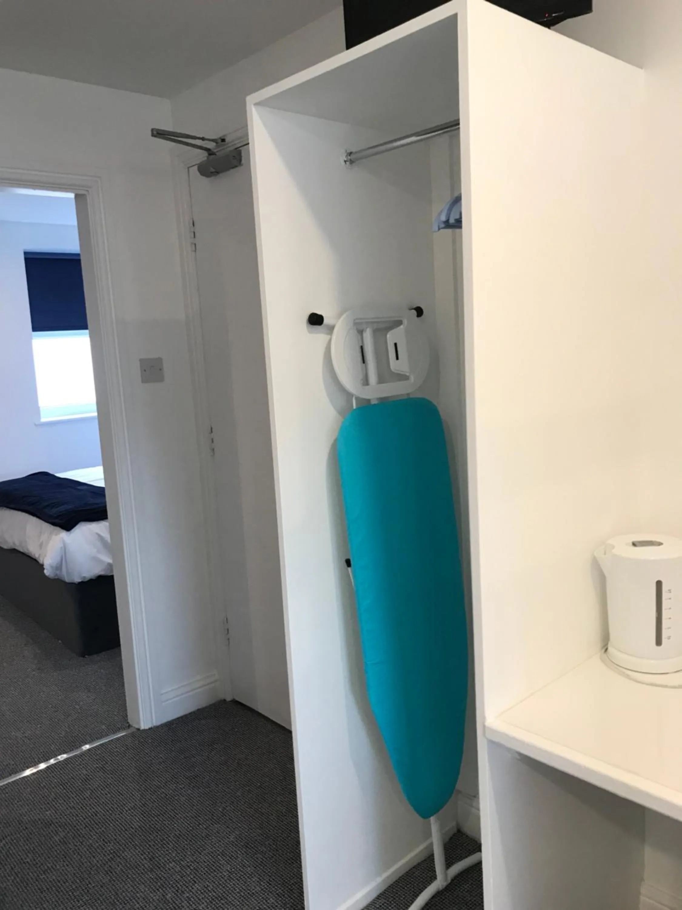 wardrobe in The Wellington House Hotel