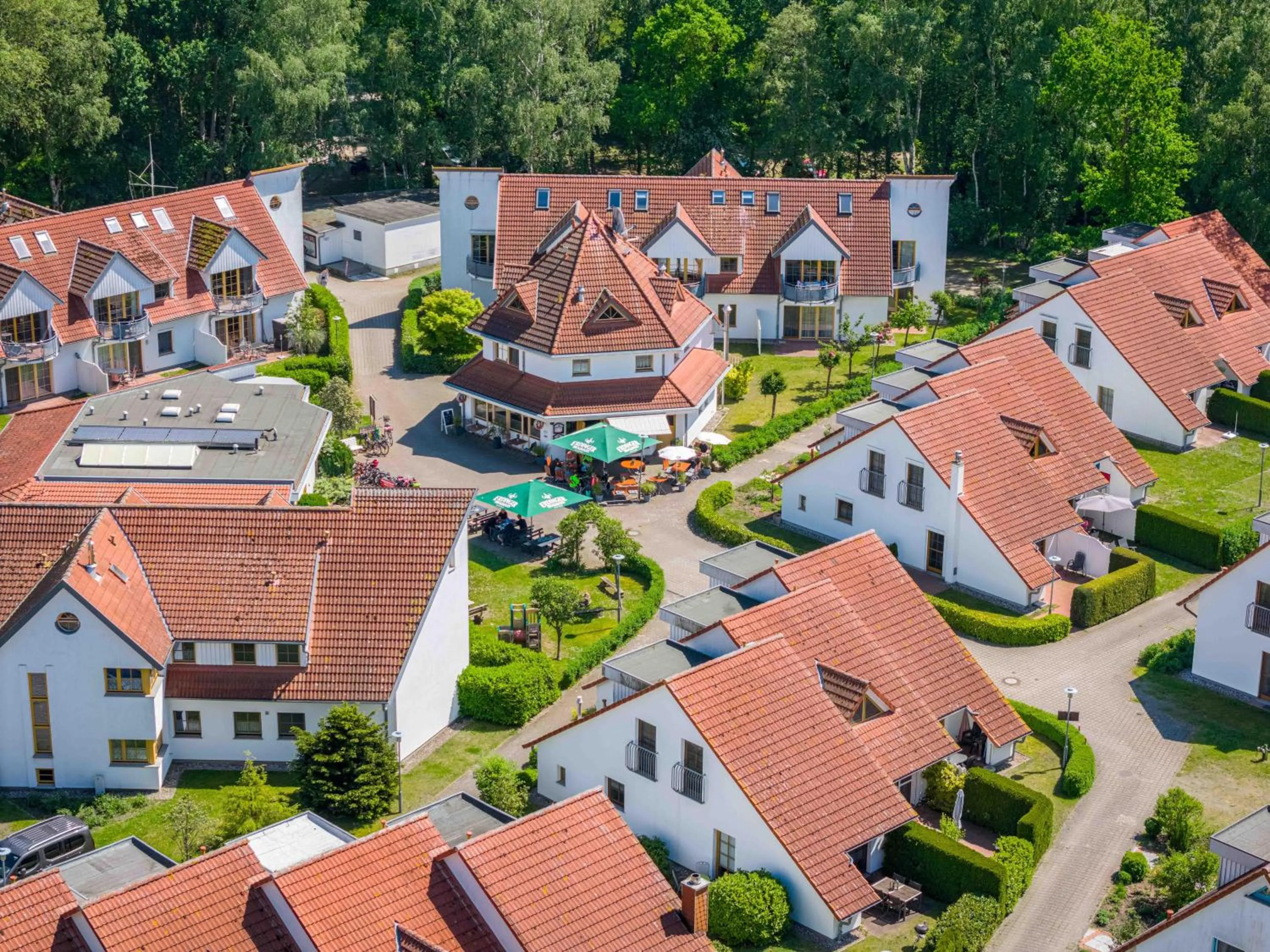 Bird's eye view in Ferienpark Freesenbruch Wohnung 2 4 - Familientraum