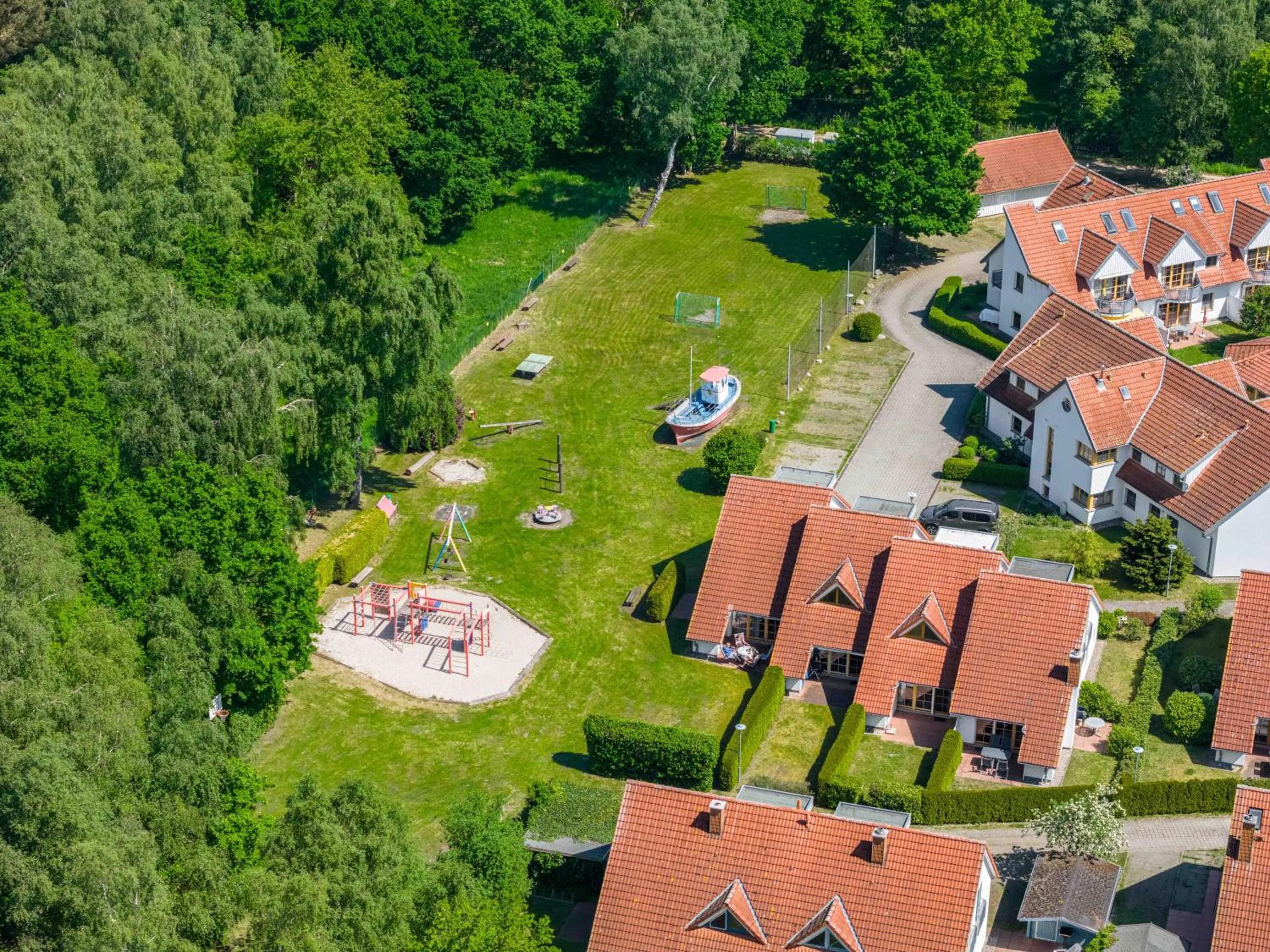 Bird's eye view in Ferienpark Freesenbruch Wohnung 2 4 - Familientraum