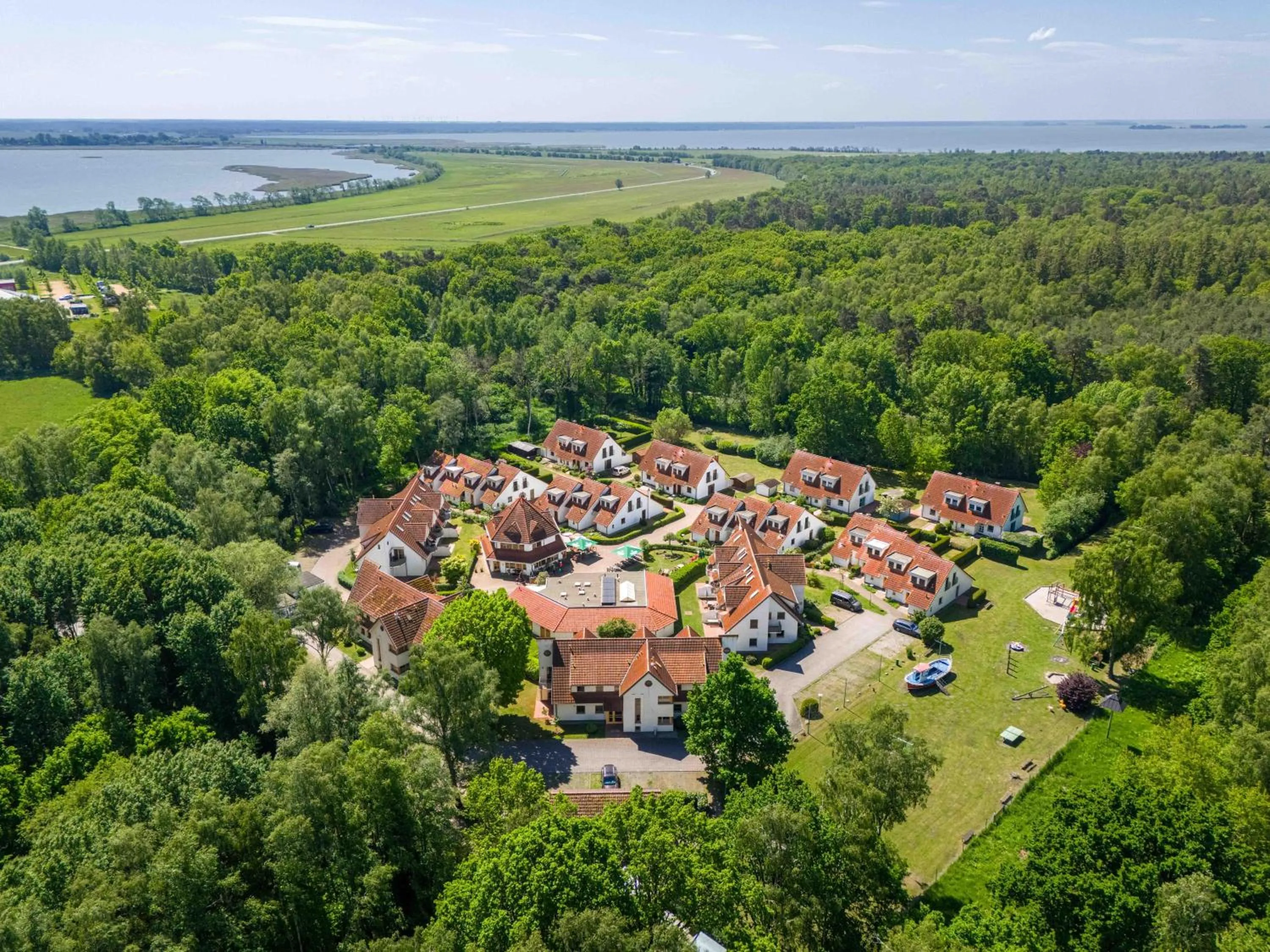 Bird's eye view in Ferienpark Freesenbruch Wohnung 2 4 - Familientraum