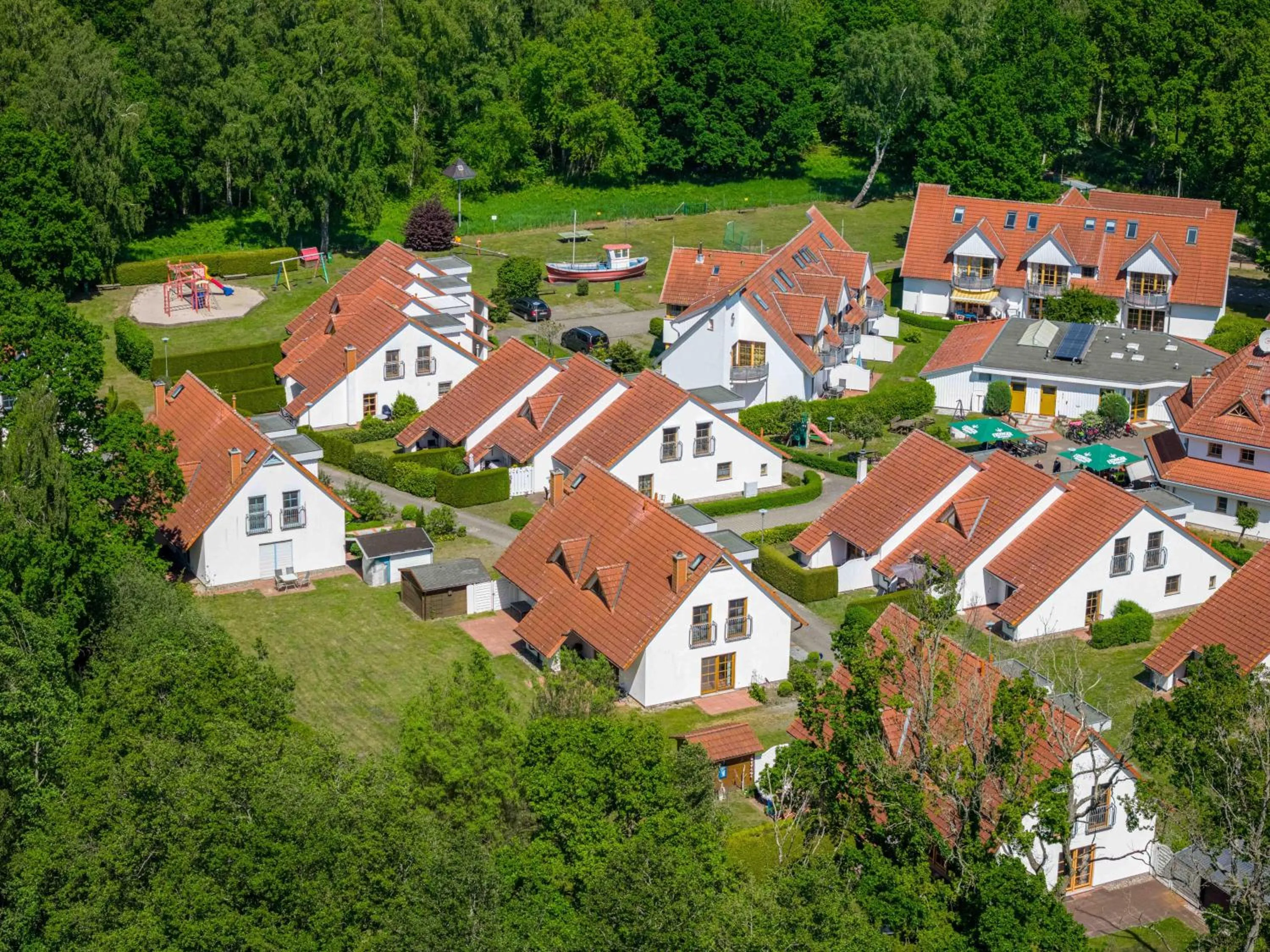 Bird's eye view in Ferienpark Freesenbruch Wohnung 2 4 - Familientraum