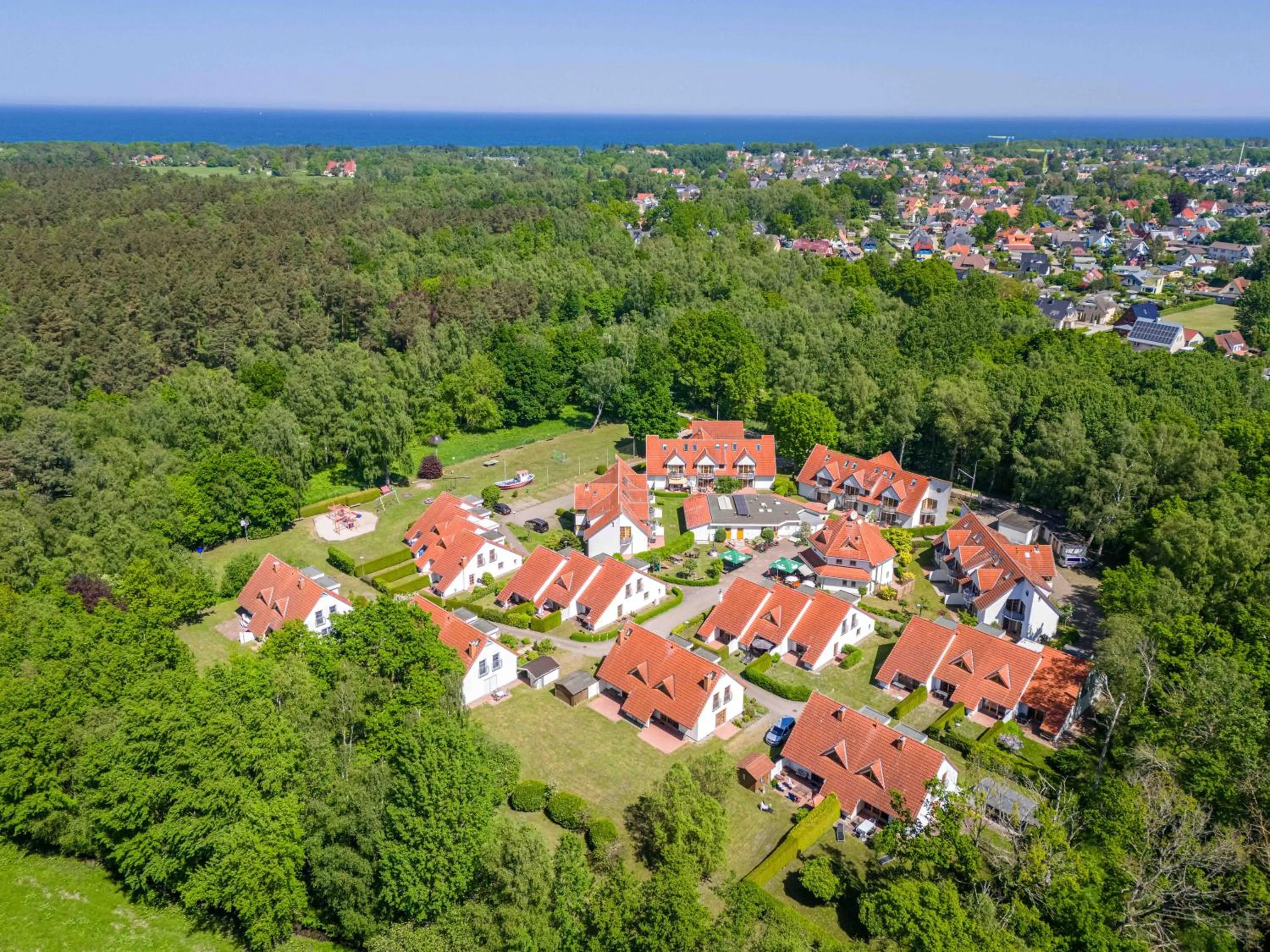 Bird's eye view in Ferienpark Freesenbruch Wohnung 2 4 - Familientraum