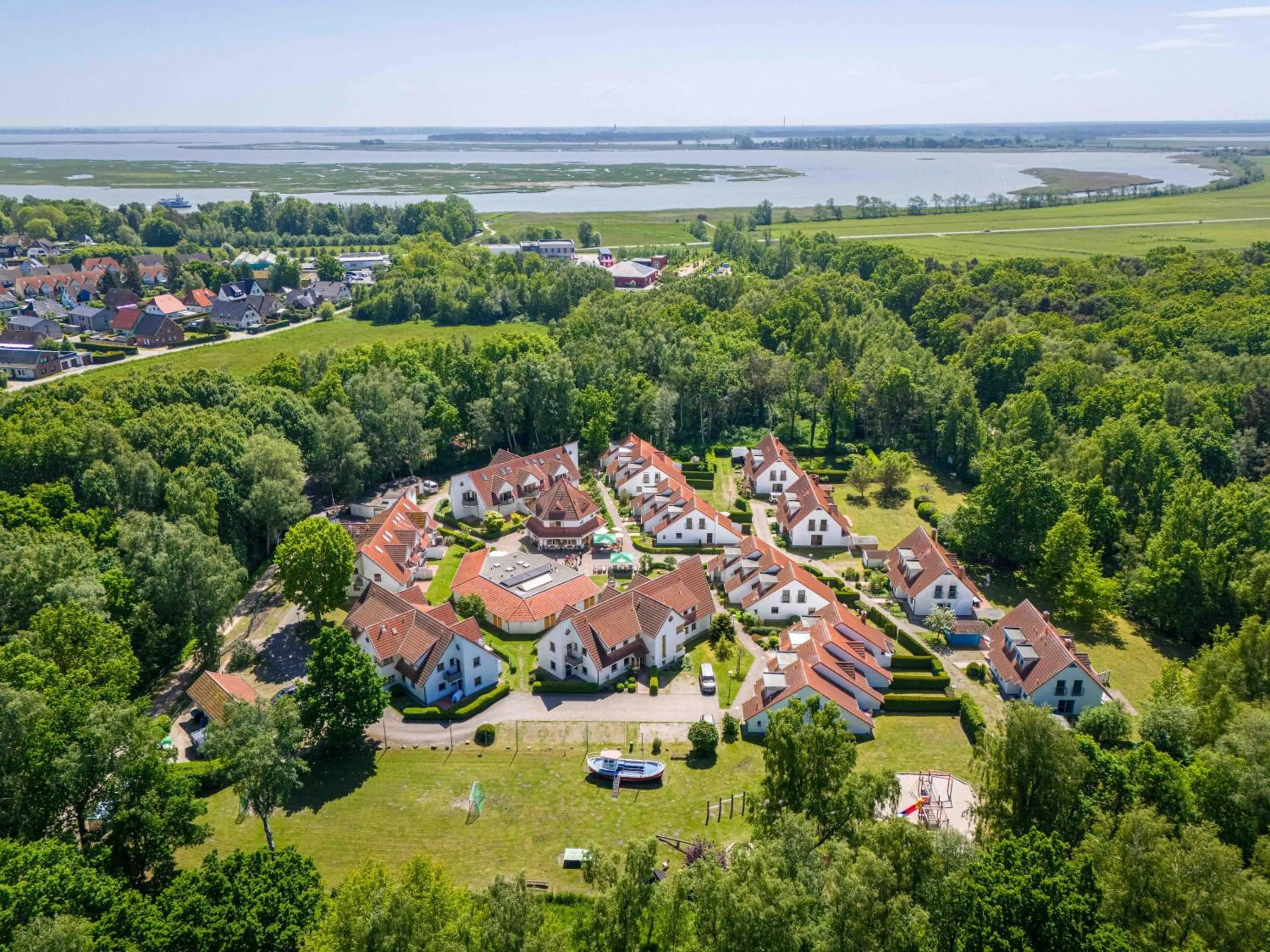 Bird's eye view in Ferienpark Freesenbruch Wohnung 2 4 - Familientraum